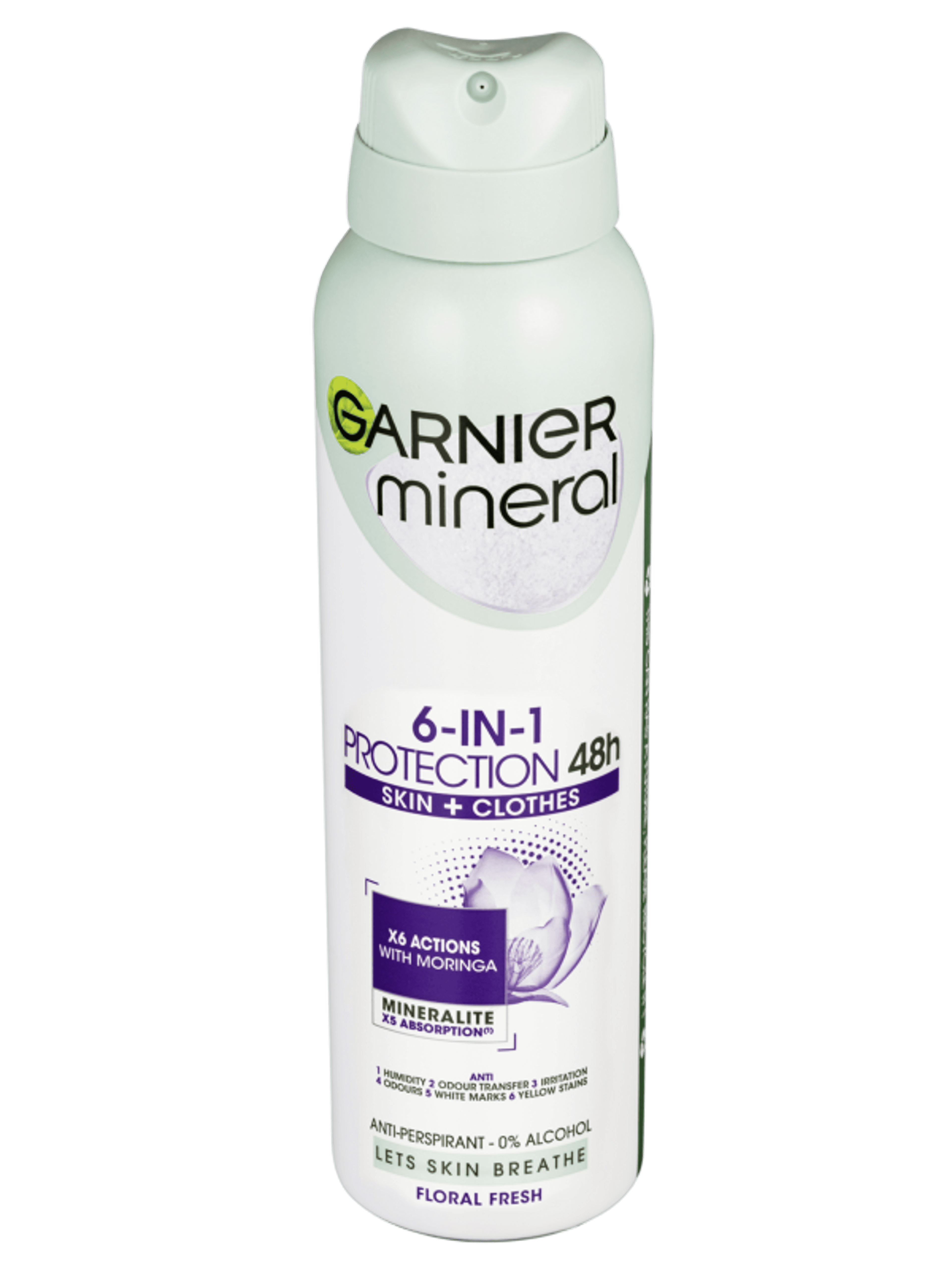 Garnier Mineral Protection 6 Floral Fresh izzadásgátló spray - 150 ml-4