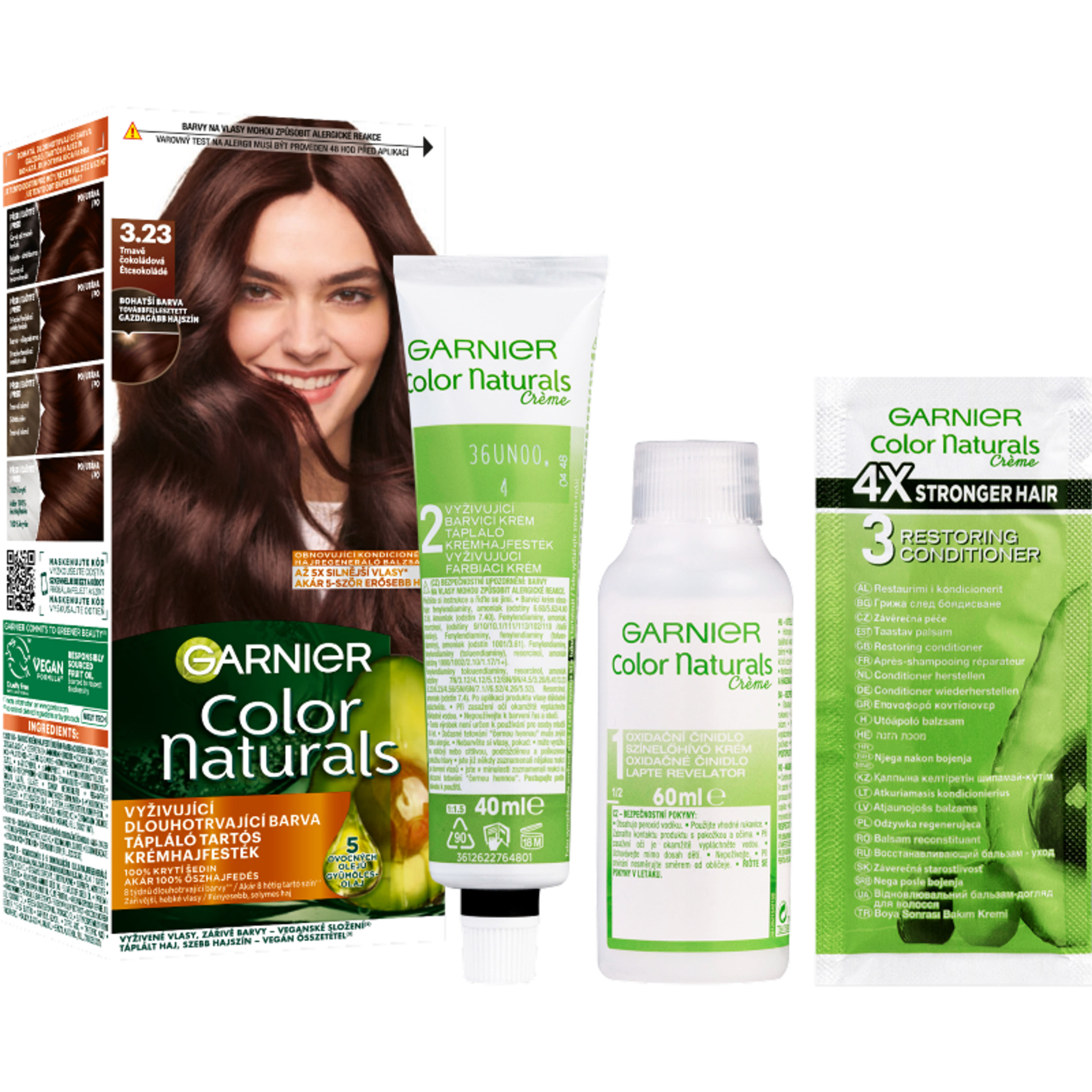 Garnier Color Naturals tartós hajfesték /3.23 étcsokoládé - 110 ml-5