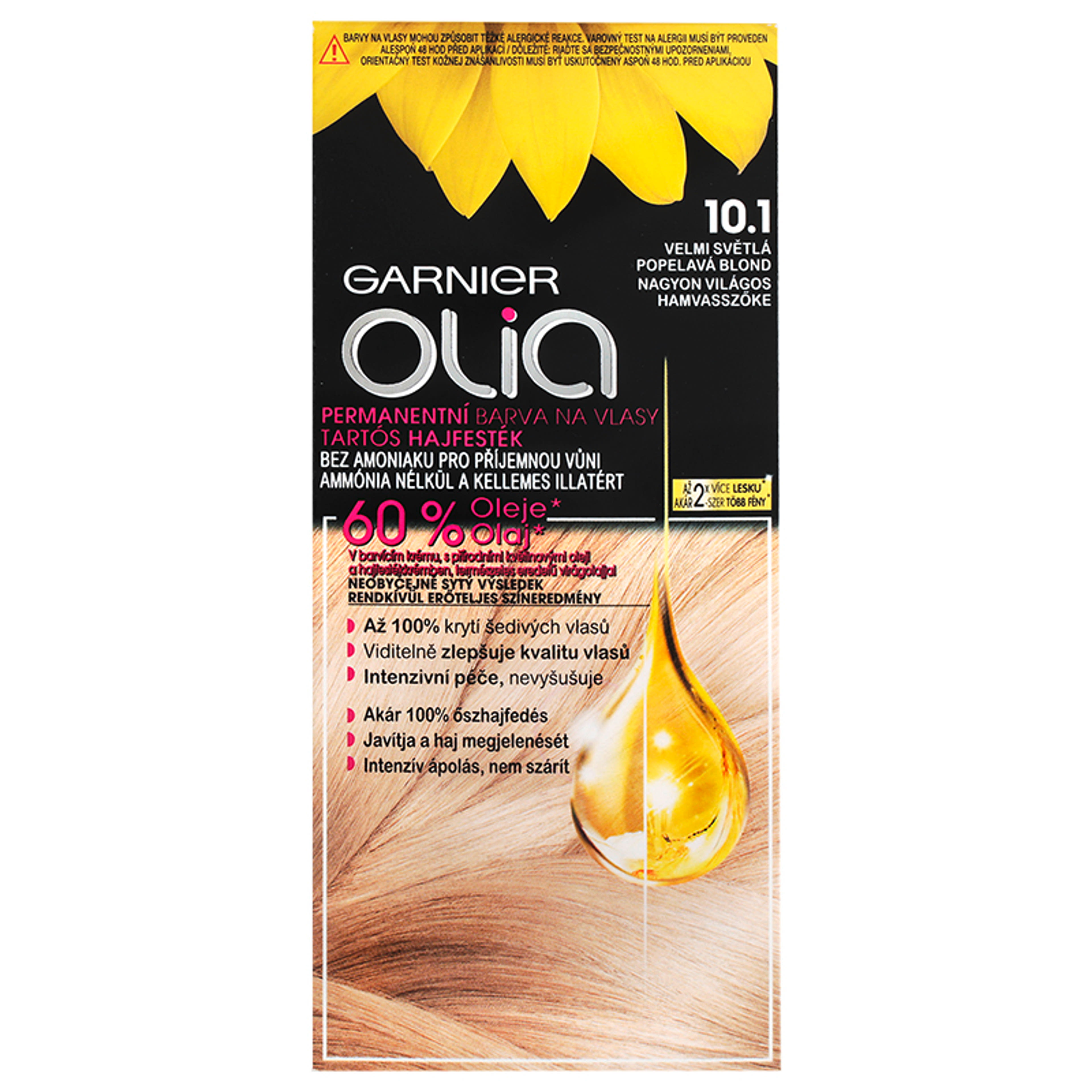 Garnier Olia tartós hajfesték 10.1 Nagyon világos hamvasszőke - 1 db-2