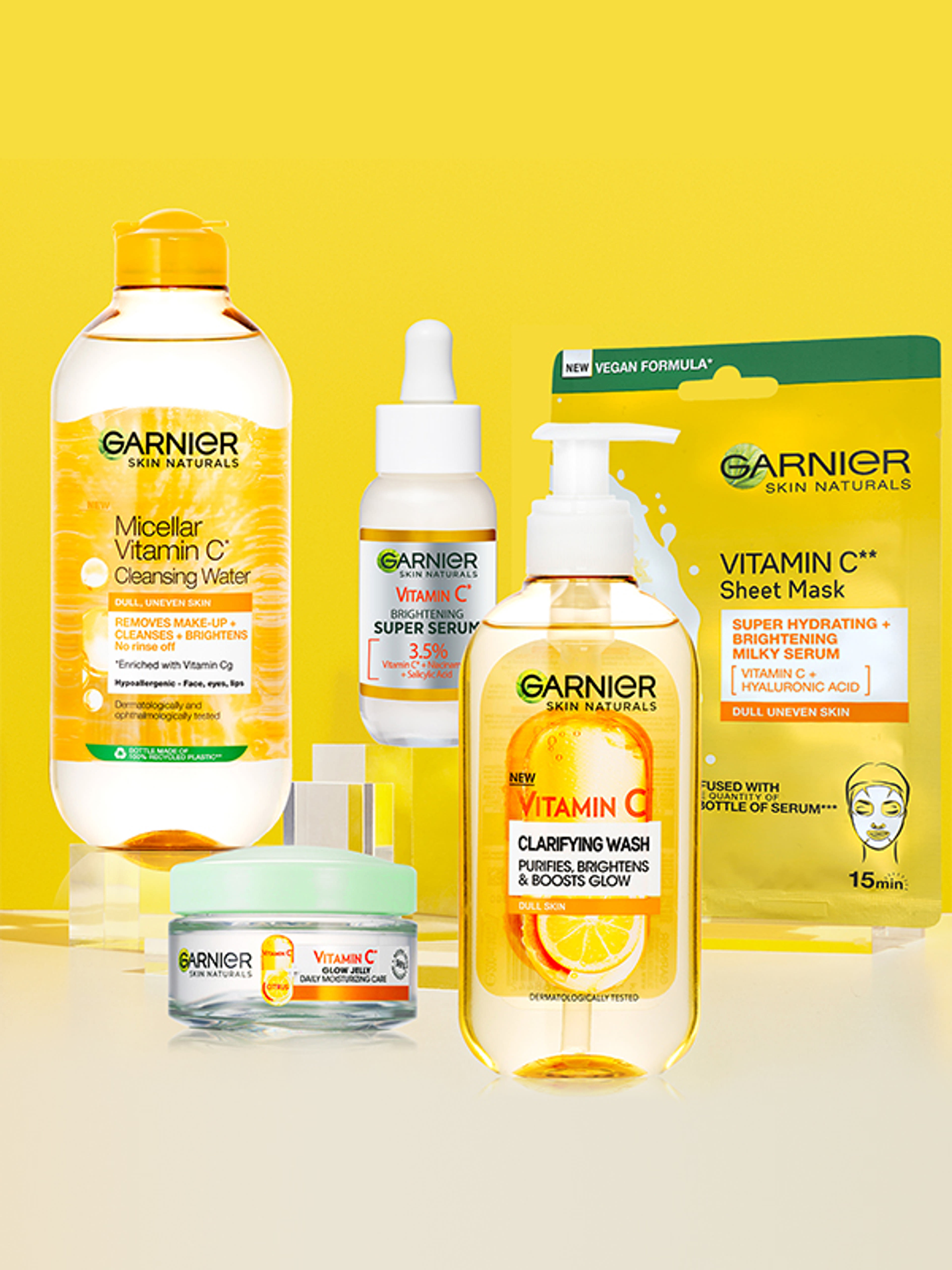 Garnier Skin Naturals ragyogást adó fátyolmaszk C-vitaminnal - 28 g-6