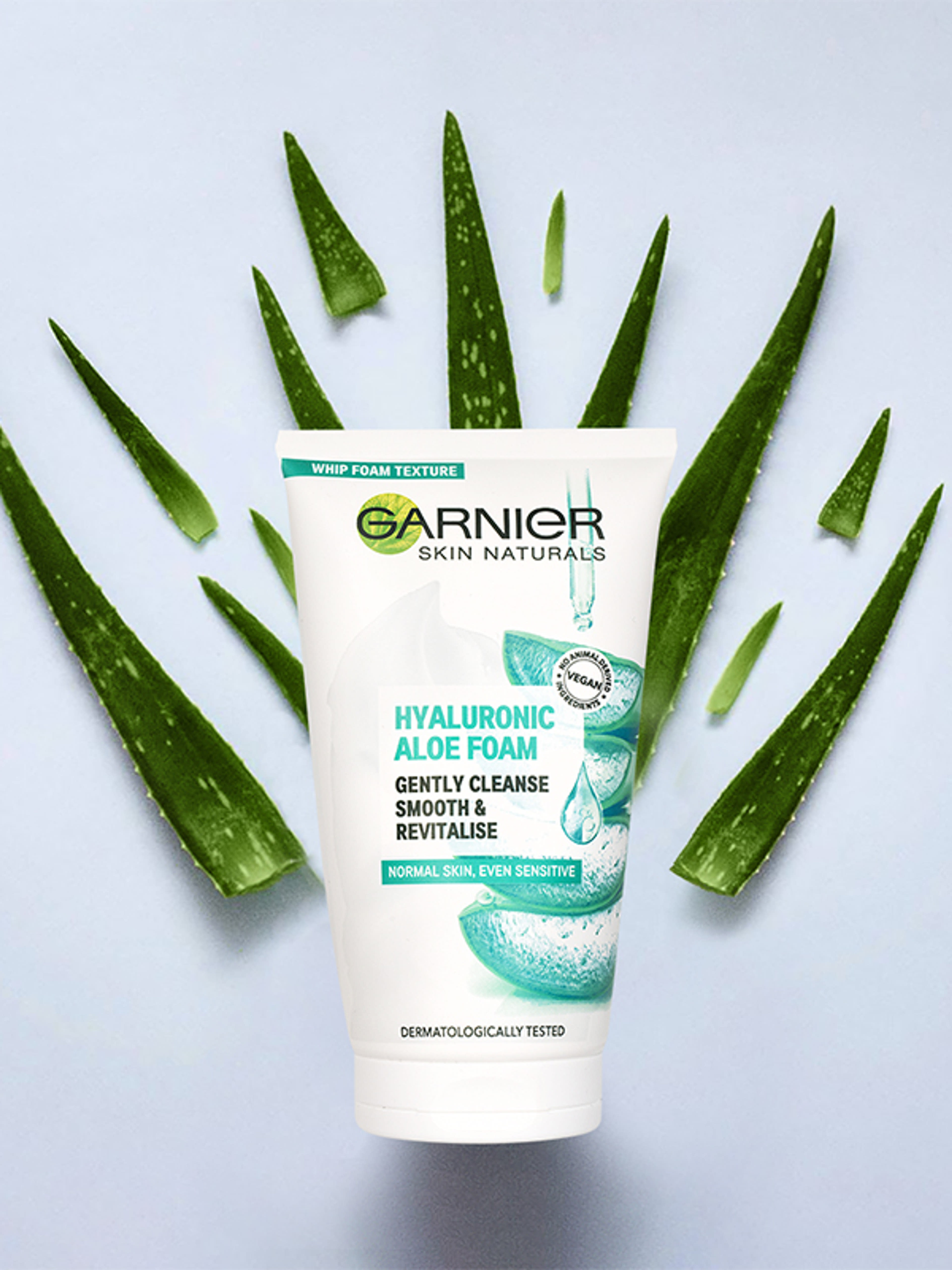 Garnier Skin Naturals Hyaluronic Aloe arctisztító hab - 150 ml-2