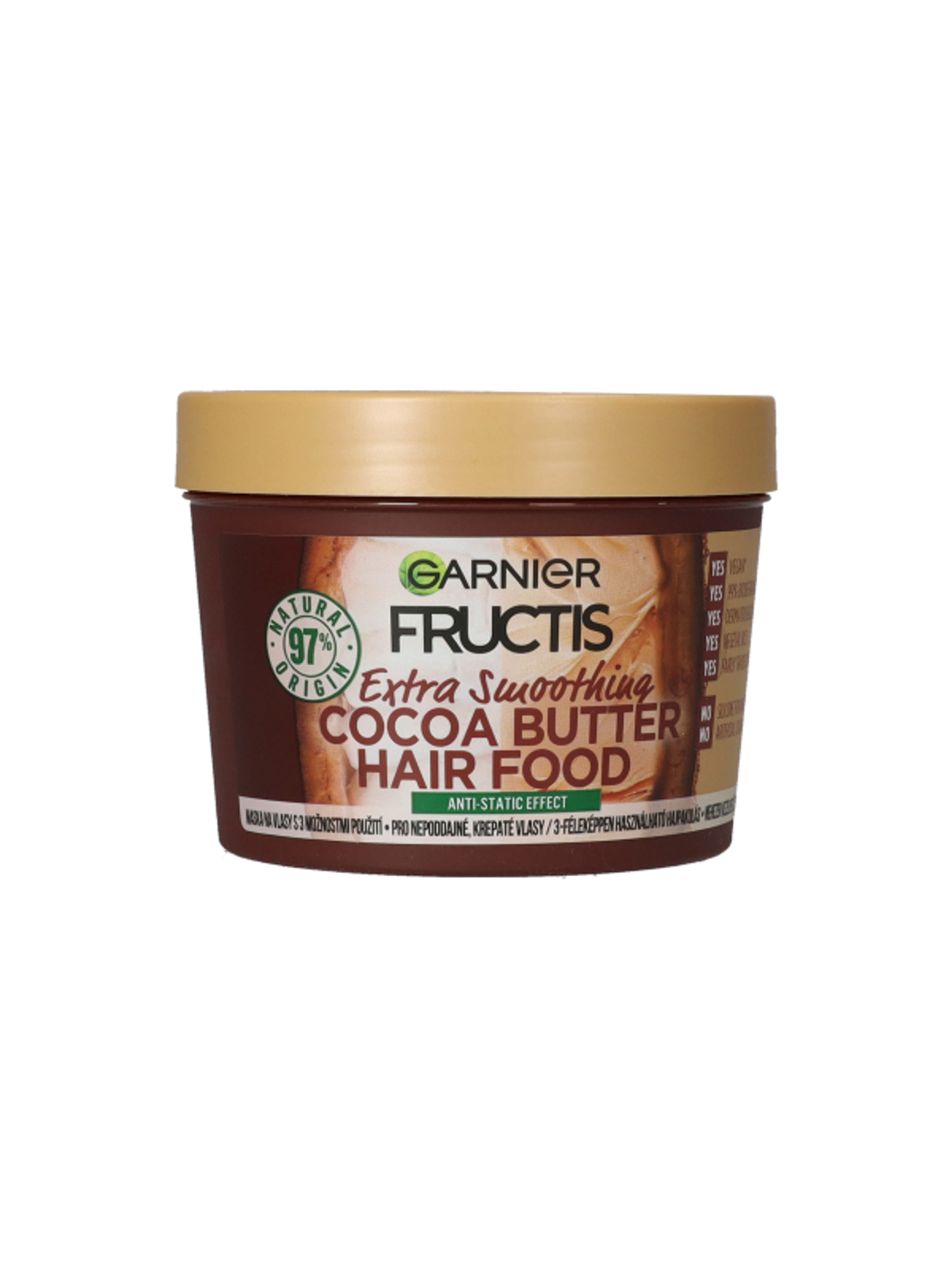 Fructis Hair Food hajpakolás, cocoa butter - 390 ml
