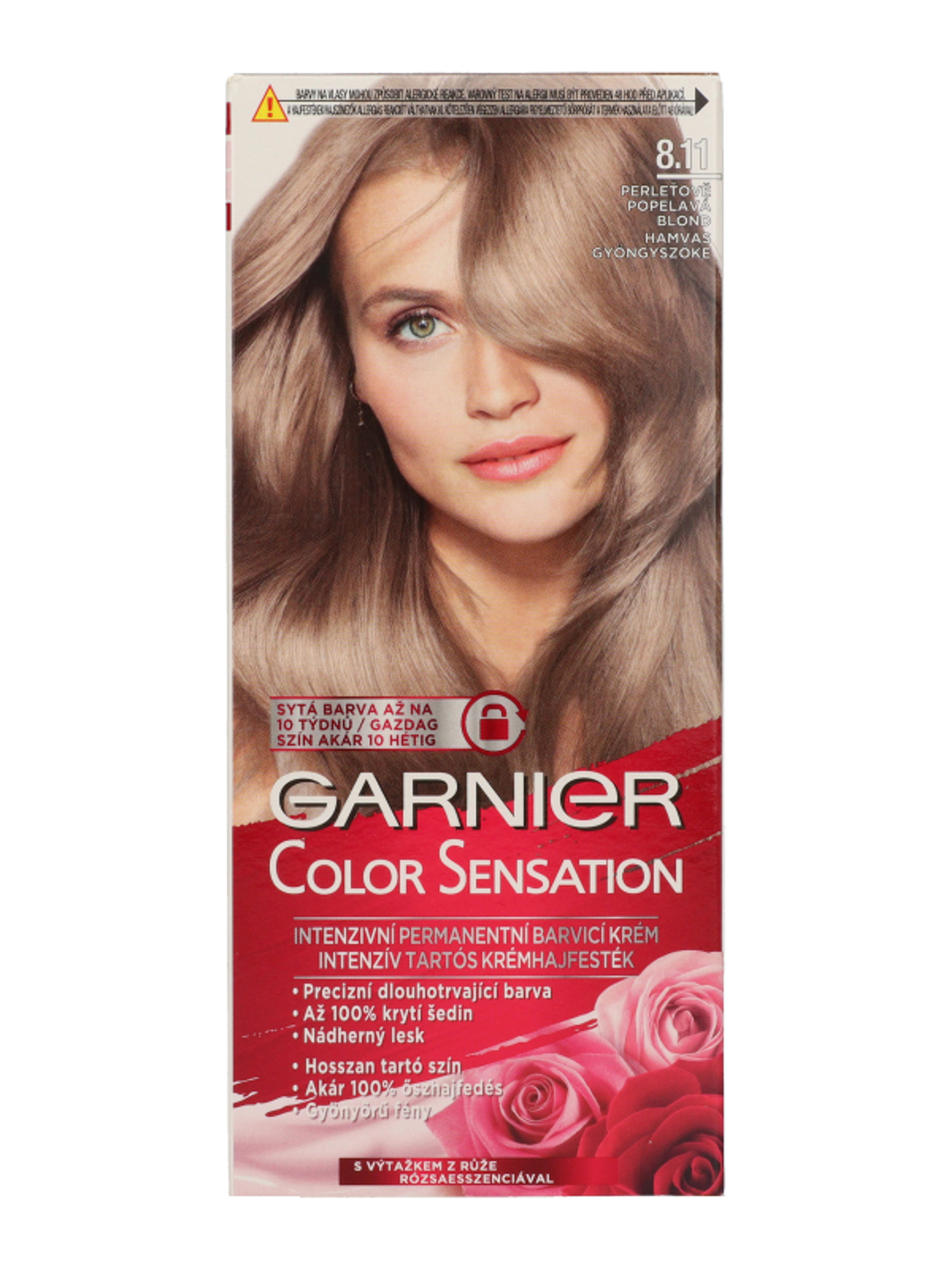 Garnier Color Sensation tartós hajfesték 8.11 - 1 db