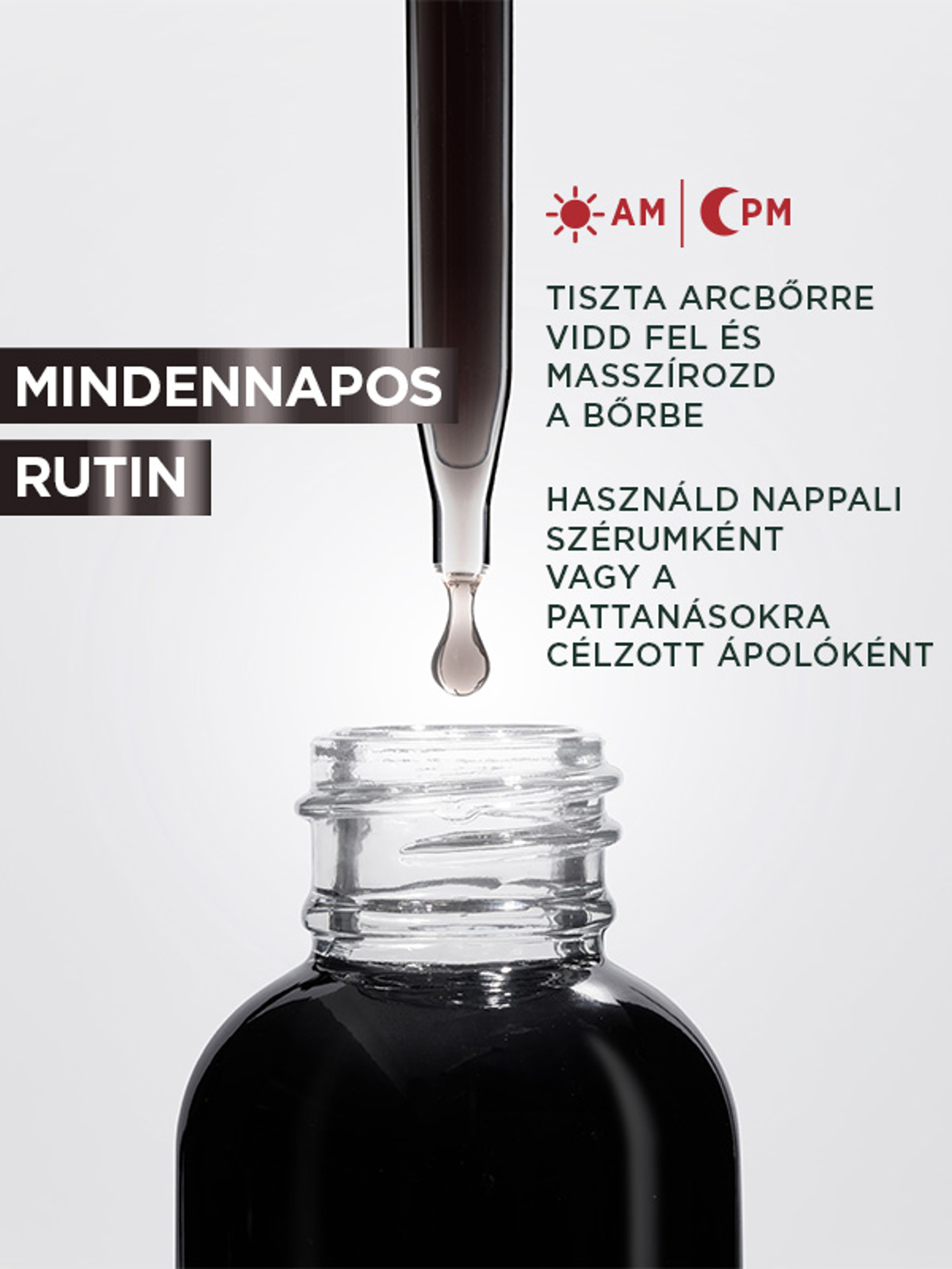 Garnier Pure Active bőrhibák elleni szérum AHA + BHA aktív szén - 30 ml-5