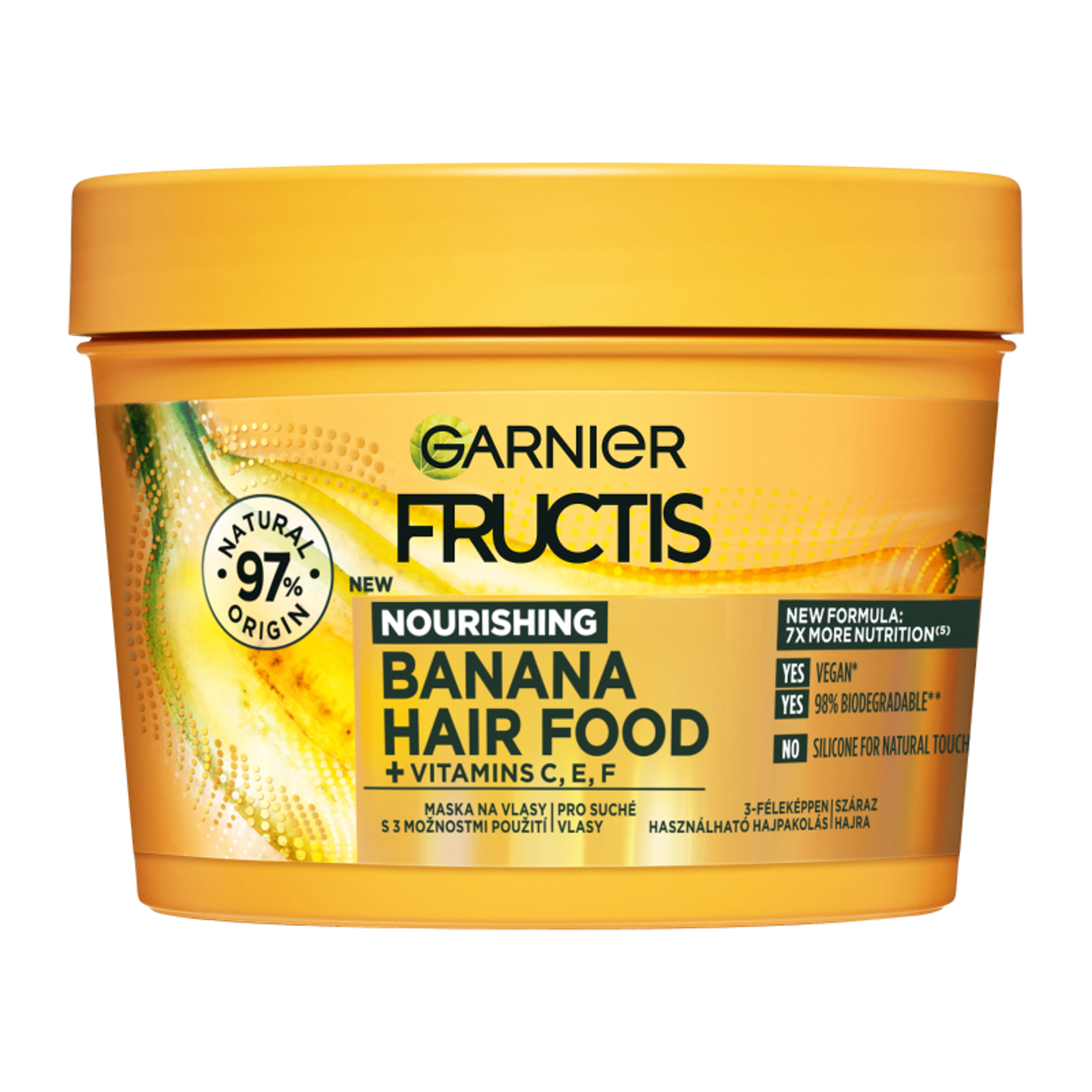 Garnier Fructis Hair Food Banana hajpakolás - 400 ml