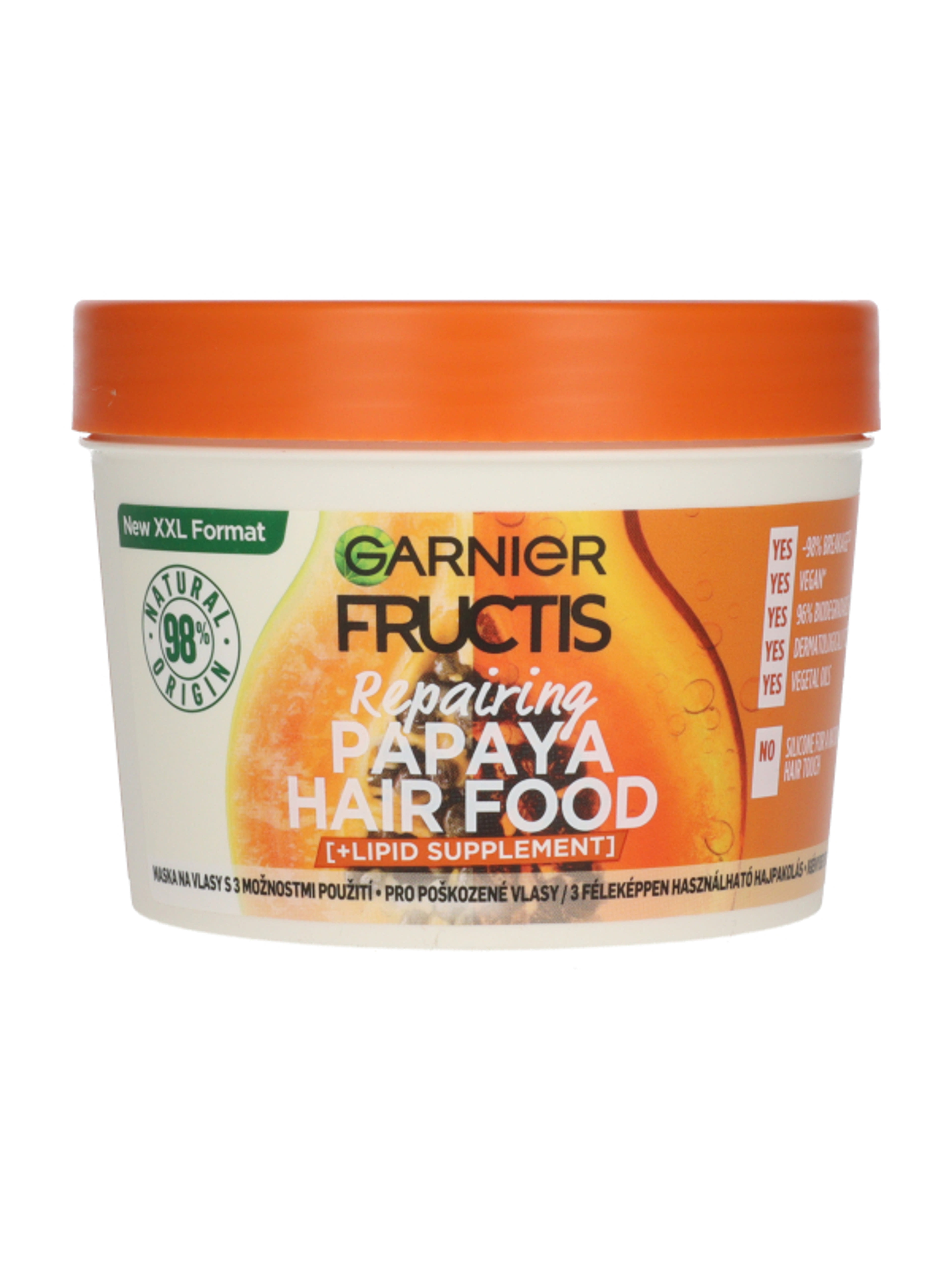 Garnier Fructis Hair Food Papaya hajpakolás - 400 ml