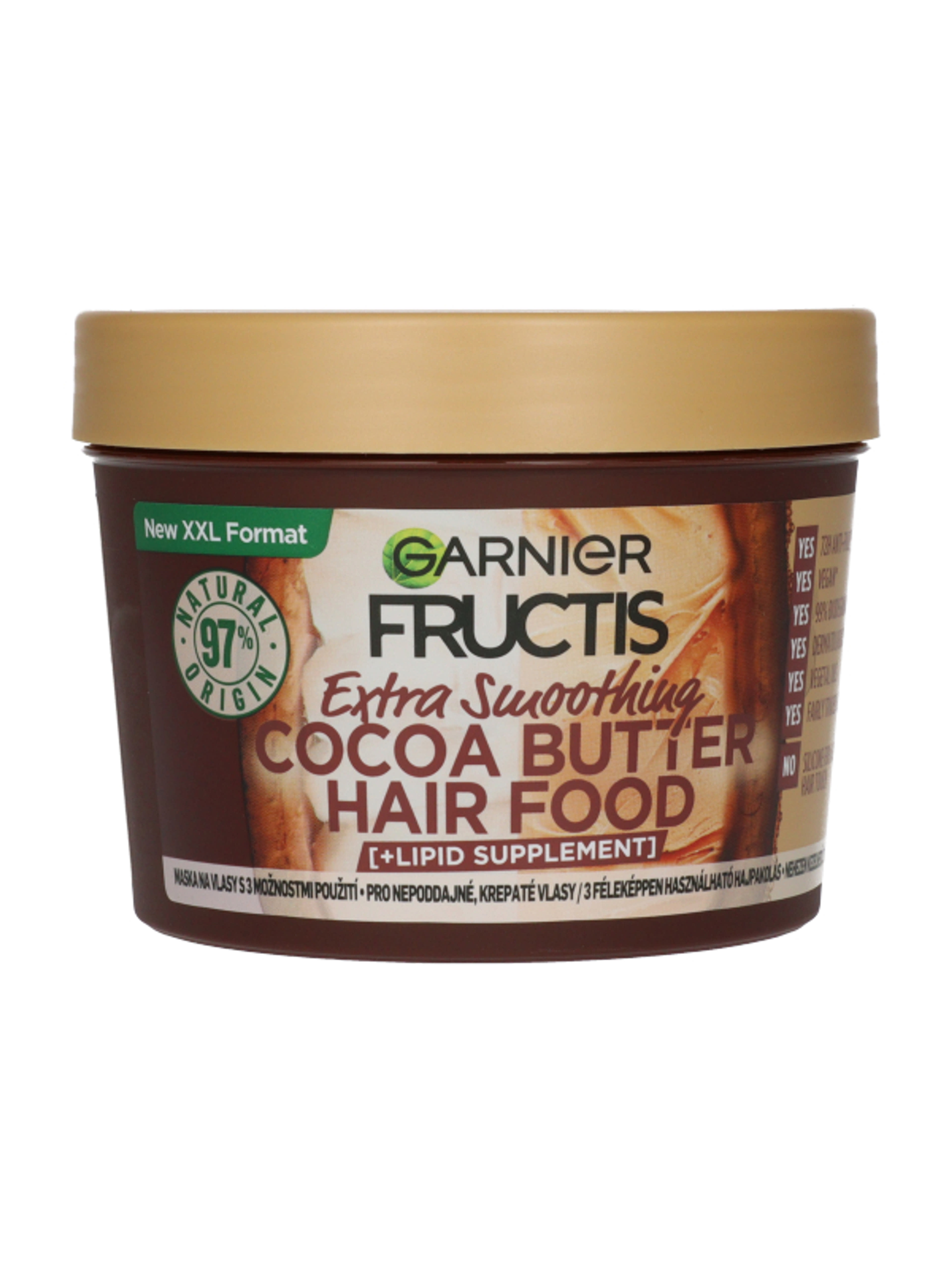 Garnier Fructis Hair Food Cocoa Butter hajpakolás - 400 ml