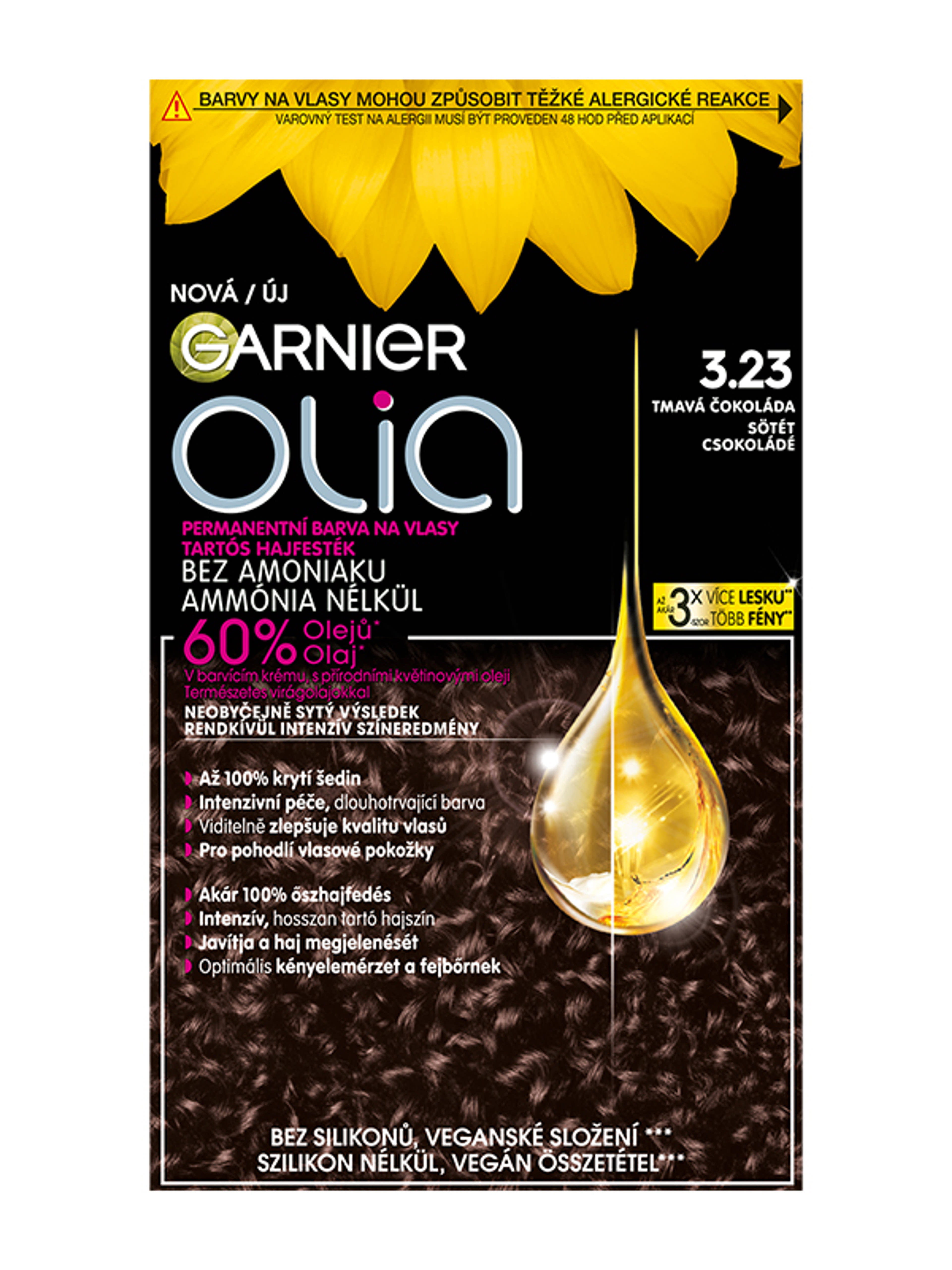 Garnier Olia hajfesték 3.23 Black Chocolate - 1 db