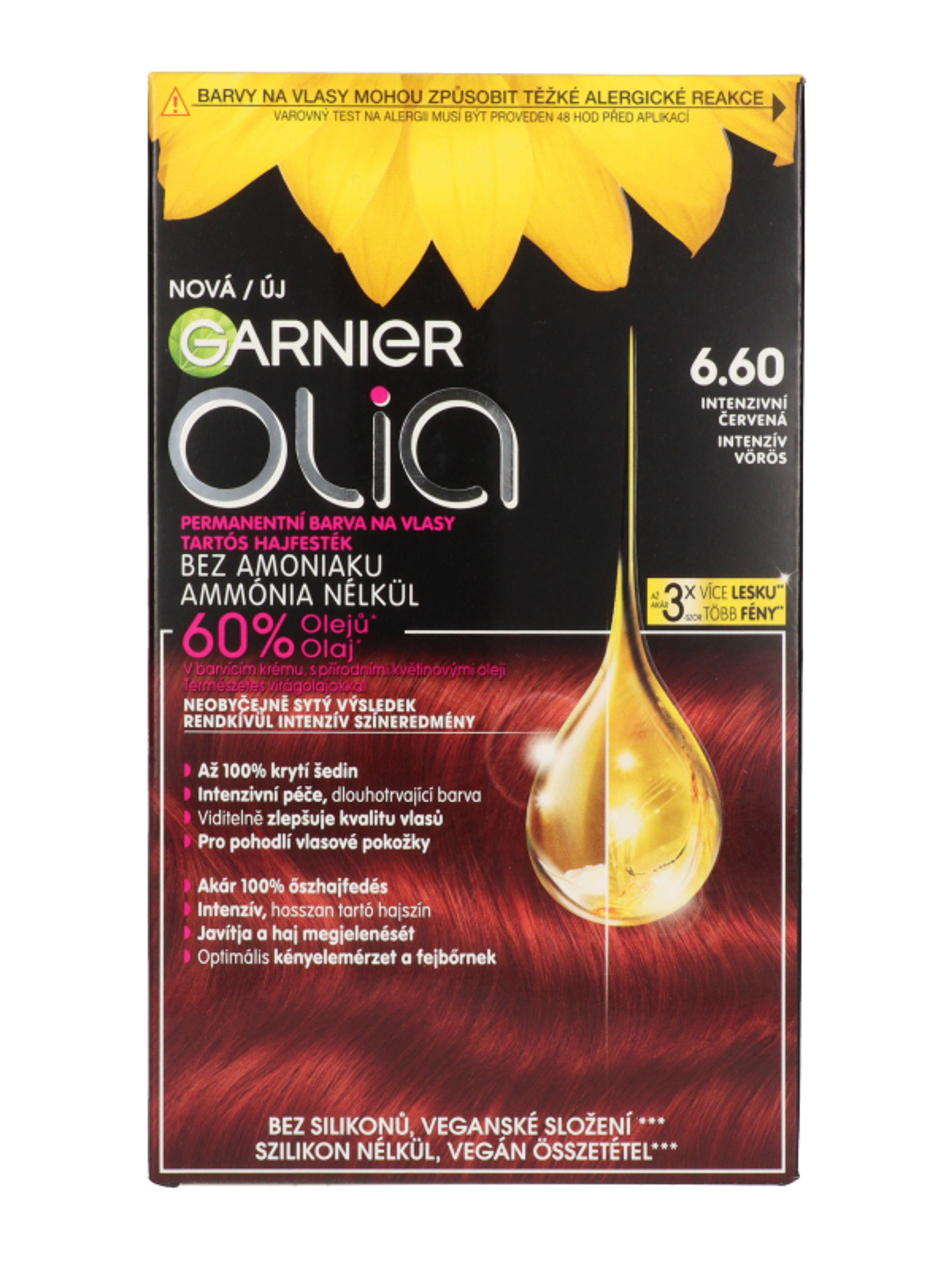 Garnier Olia hajfesték 6.60 Intense Red - 1 db