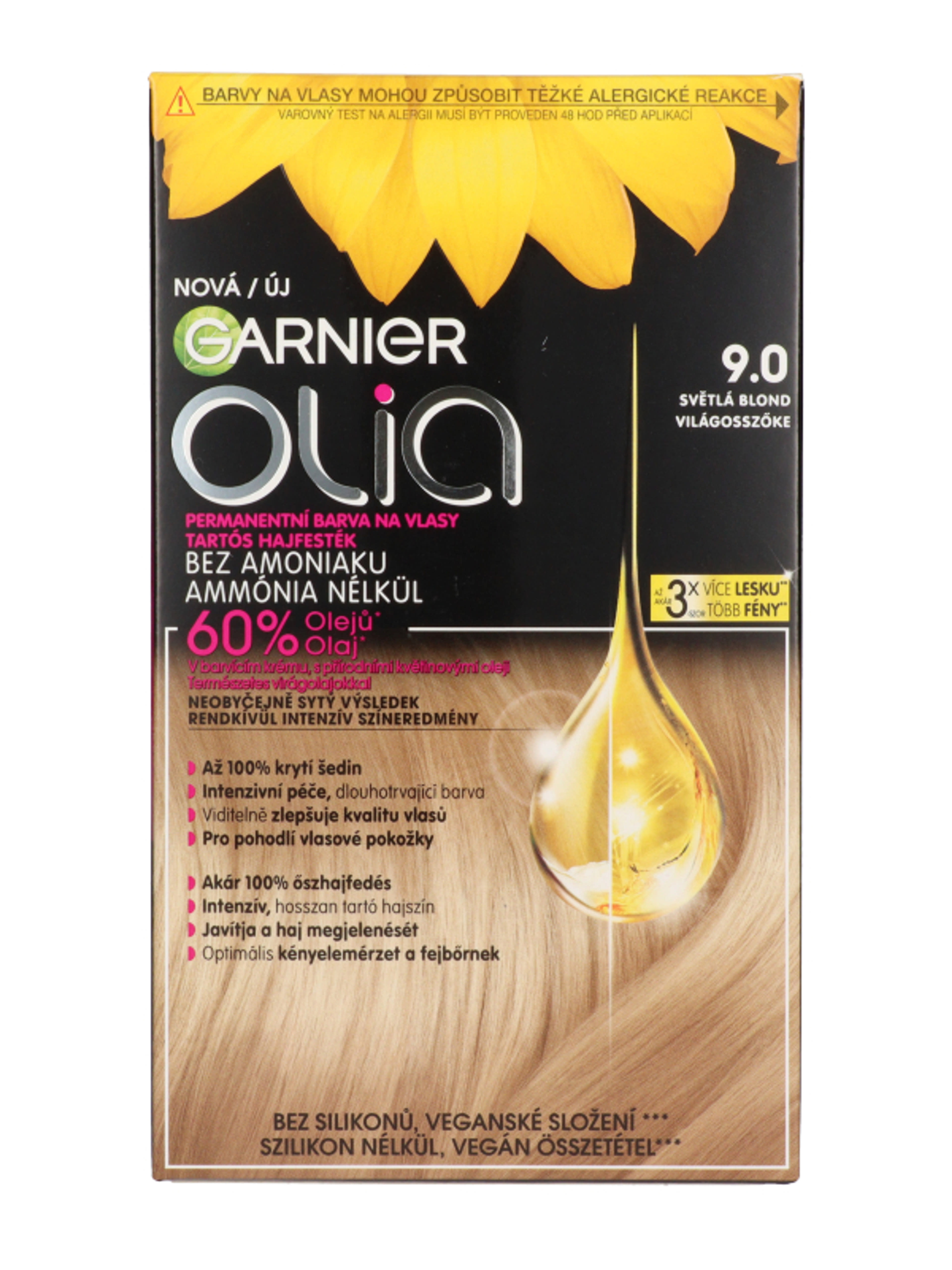 Garnier Olia hajfesték 9.0 Light Blond - 1 db-2