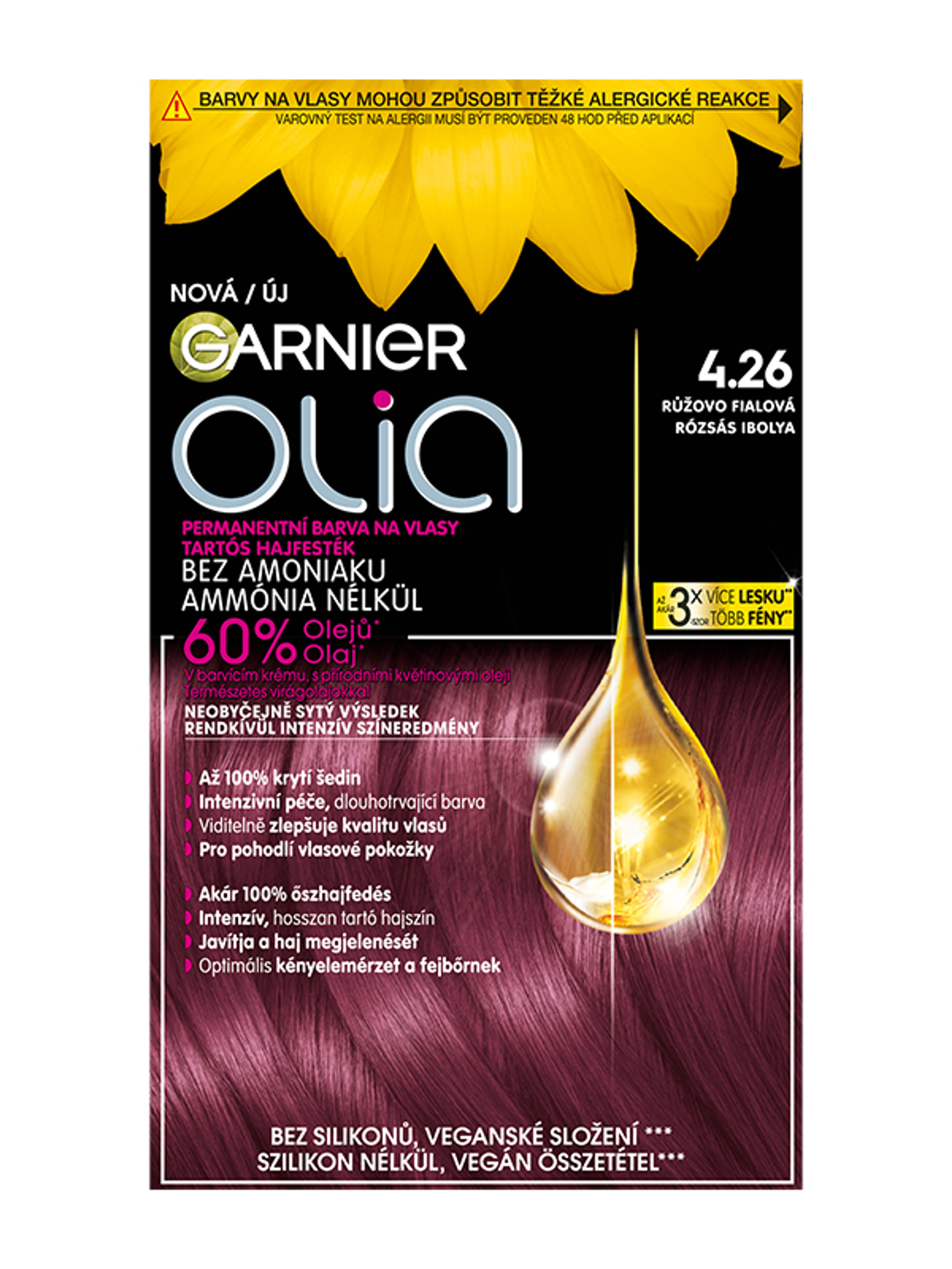 Garnier Olia hajfesték 4.26 Rose Violet - 1 db