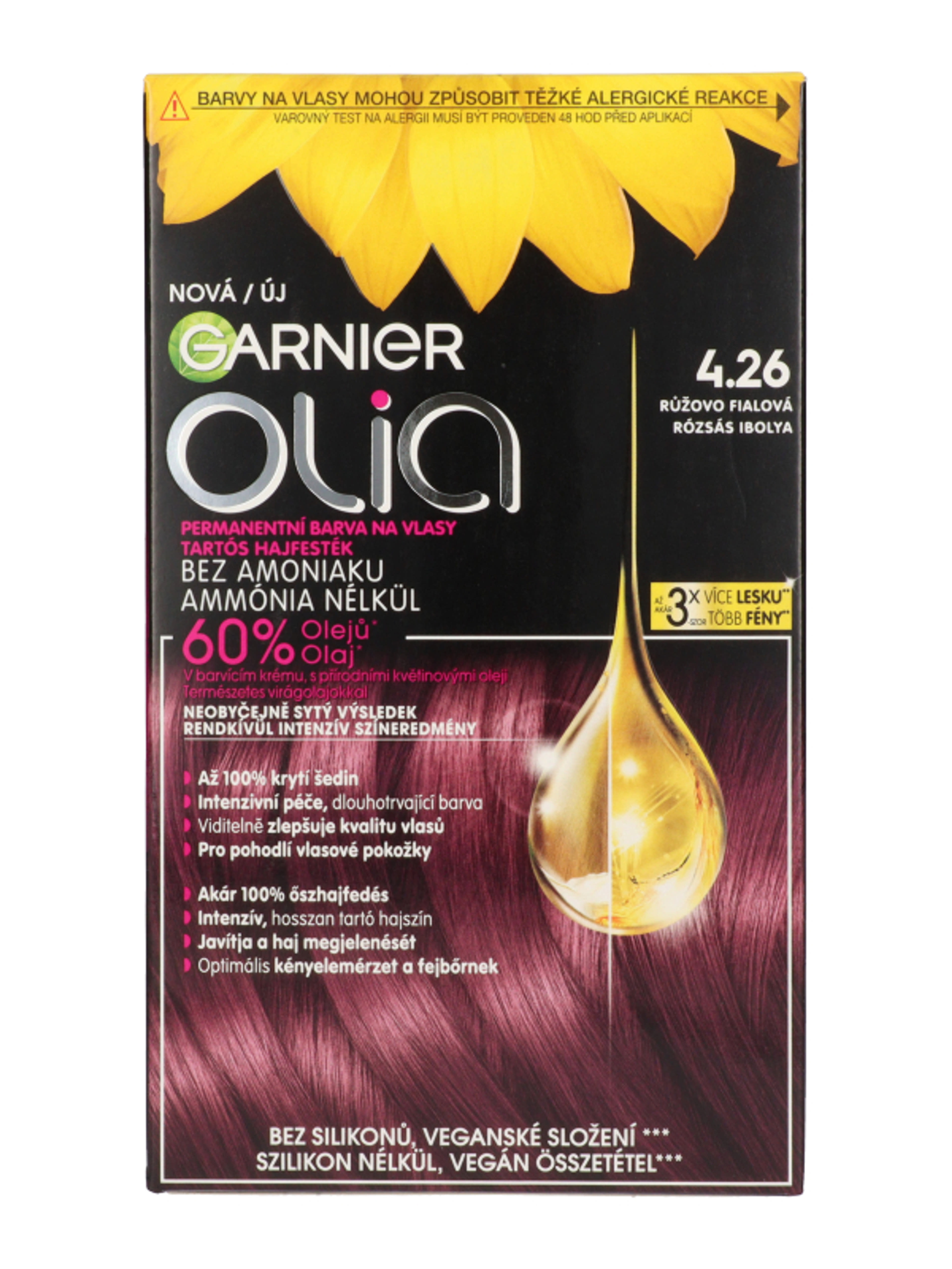 Garnier Olia hajfesték 4.26 Rose Violet - 1 db