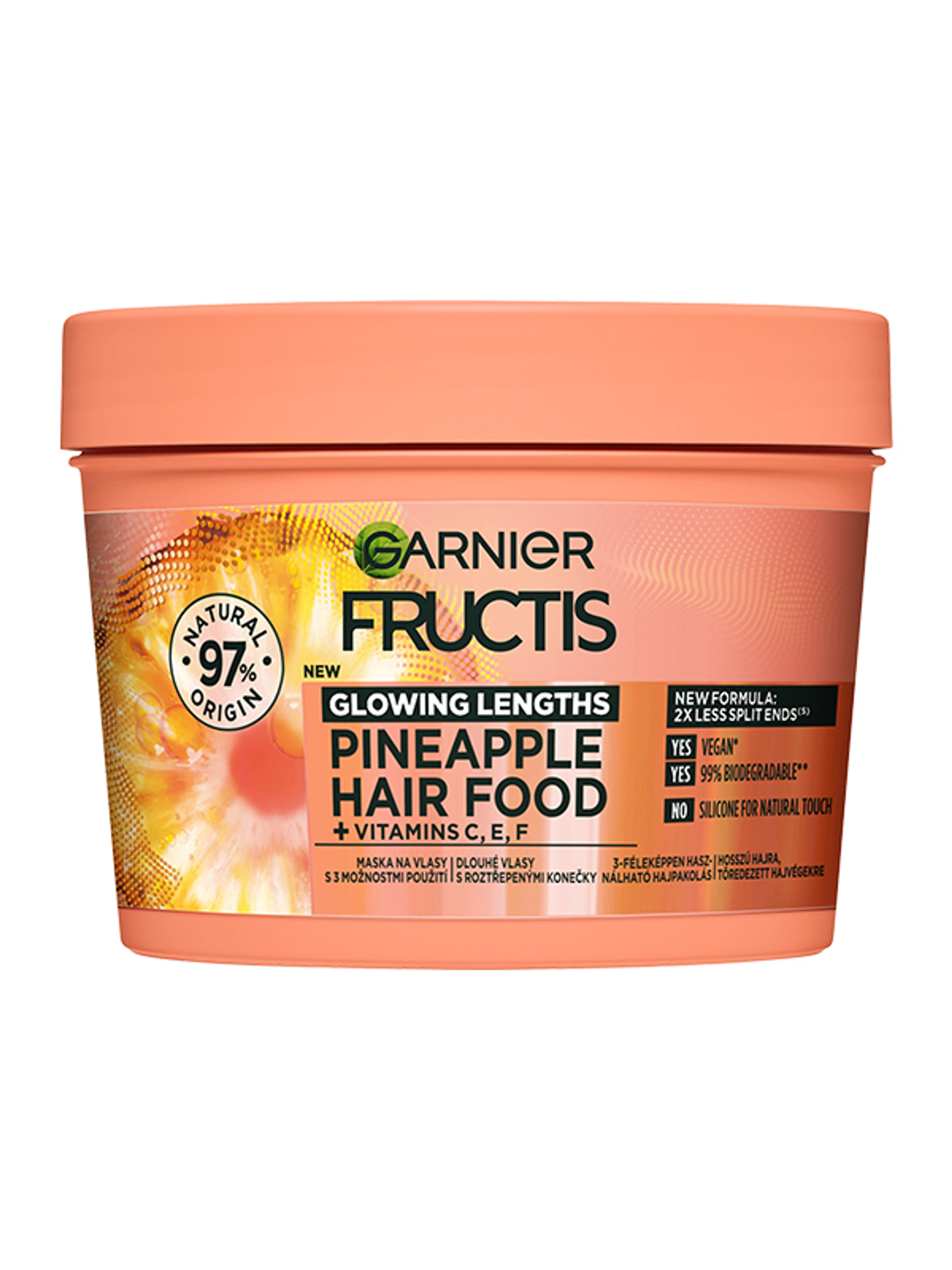 Garnier Fructis Hair Food Pineapple hajpakolás - 400 ml-2