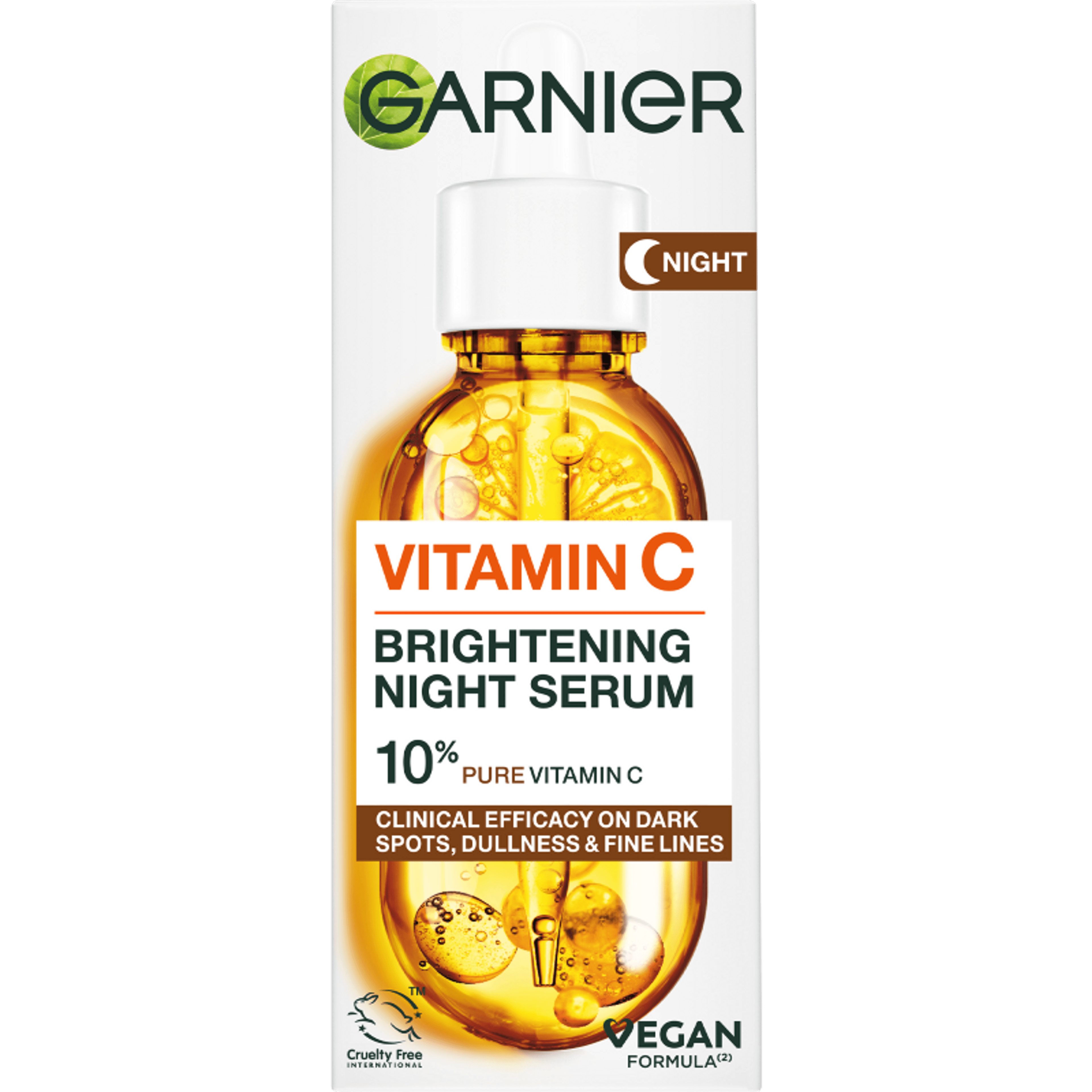 Garnier Skin Naturals ragyogást adó éjszakai szérum 10% tiszta C-vitaminnal - 30ml