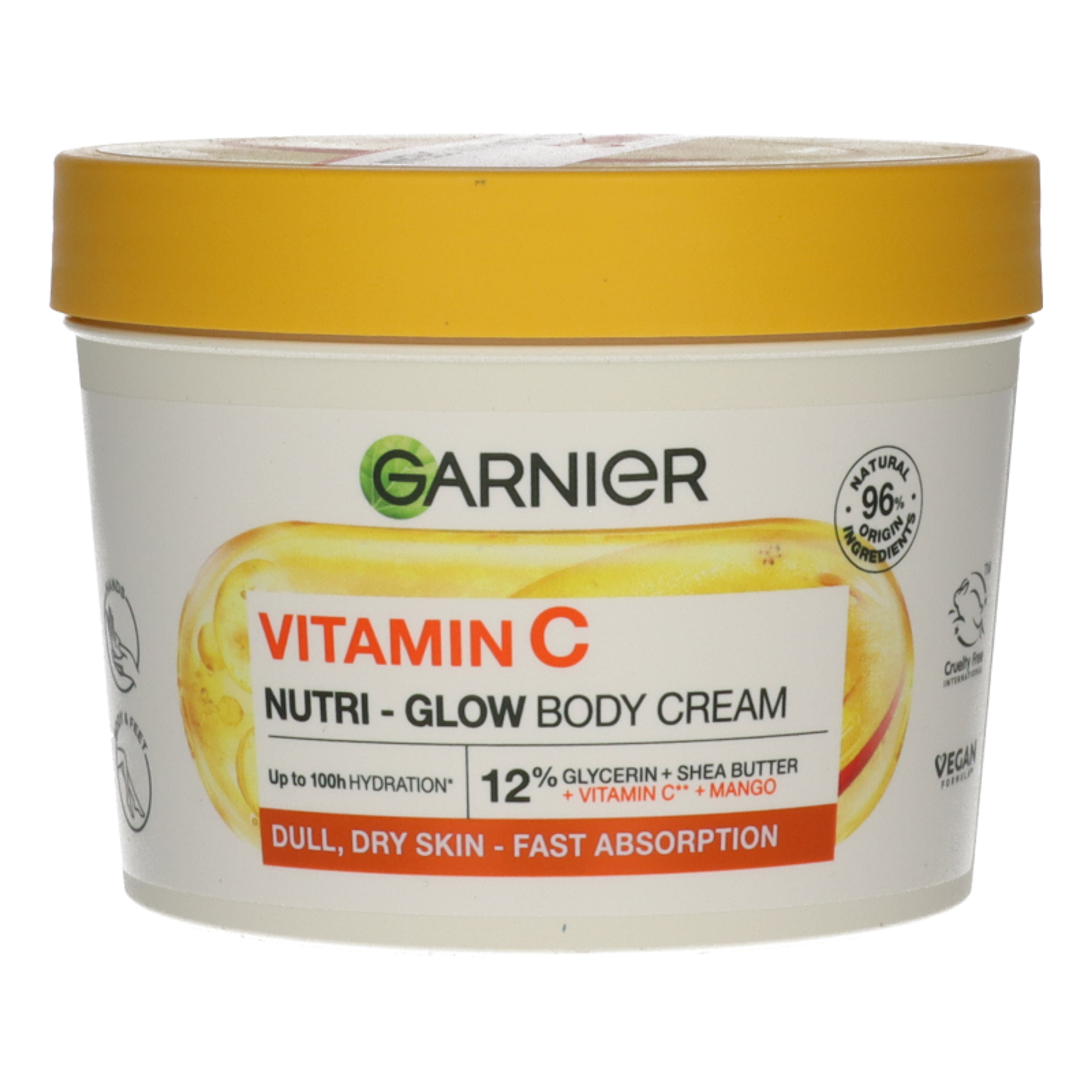 Garnier BodyFood Glow Cream mangó + C-vitamin testápoló - 380 ml-1