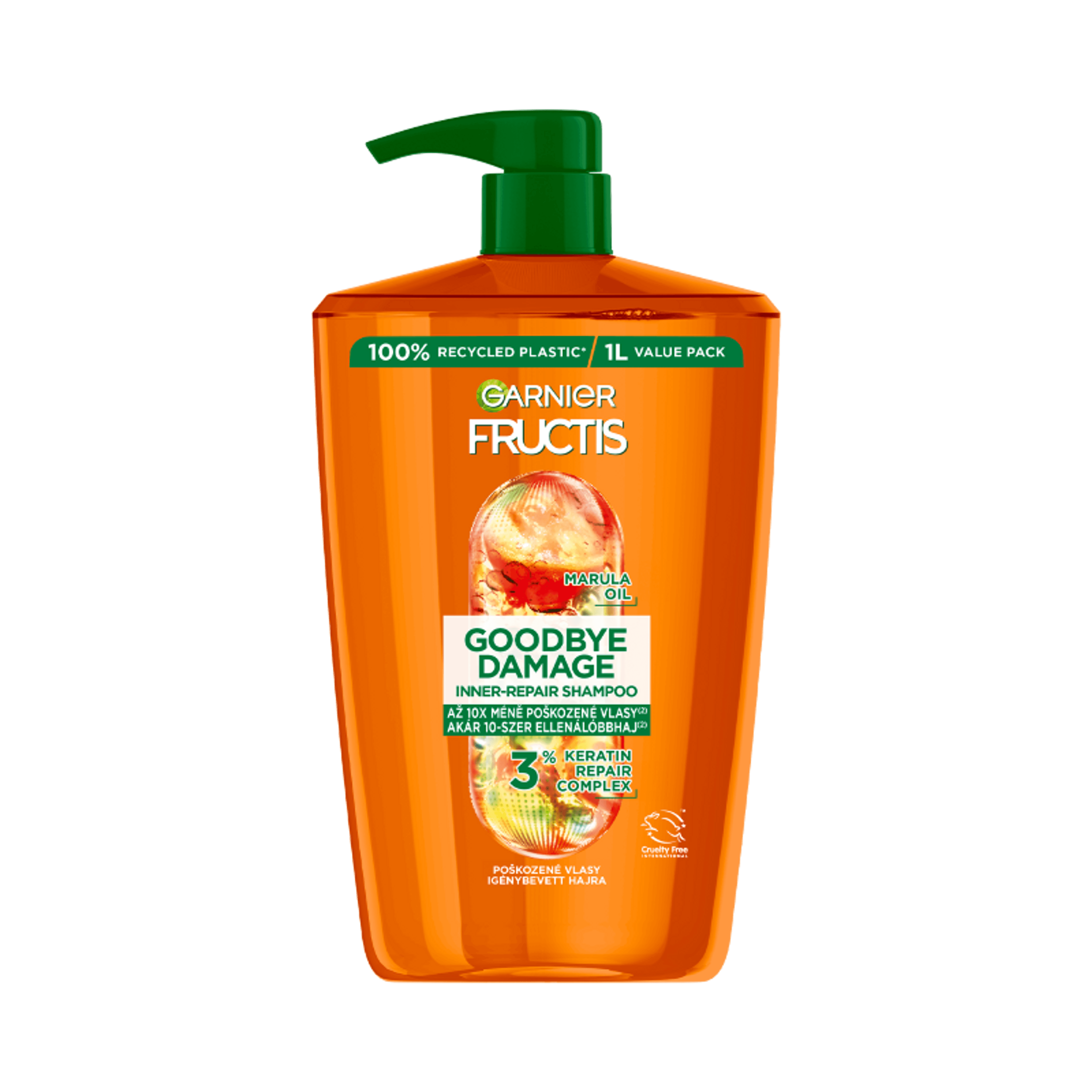 Garnier Fructis Goodbye Damage regeneráló sampon - 1000 ml