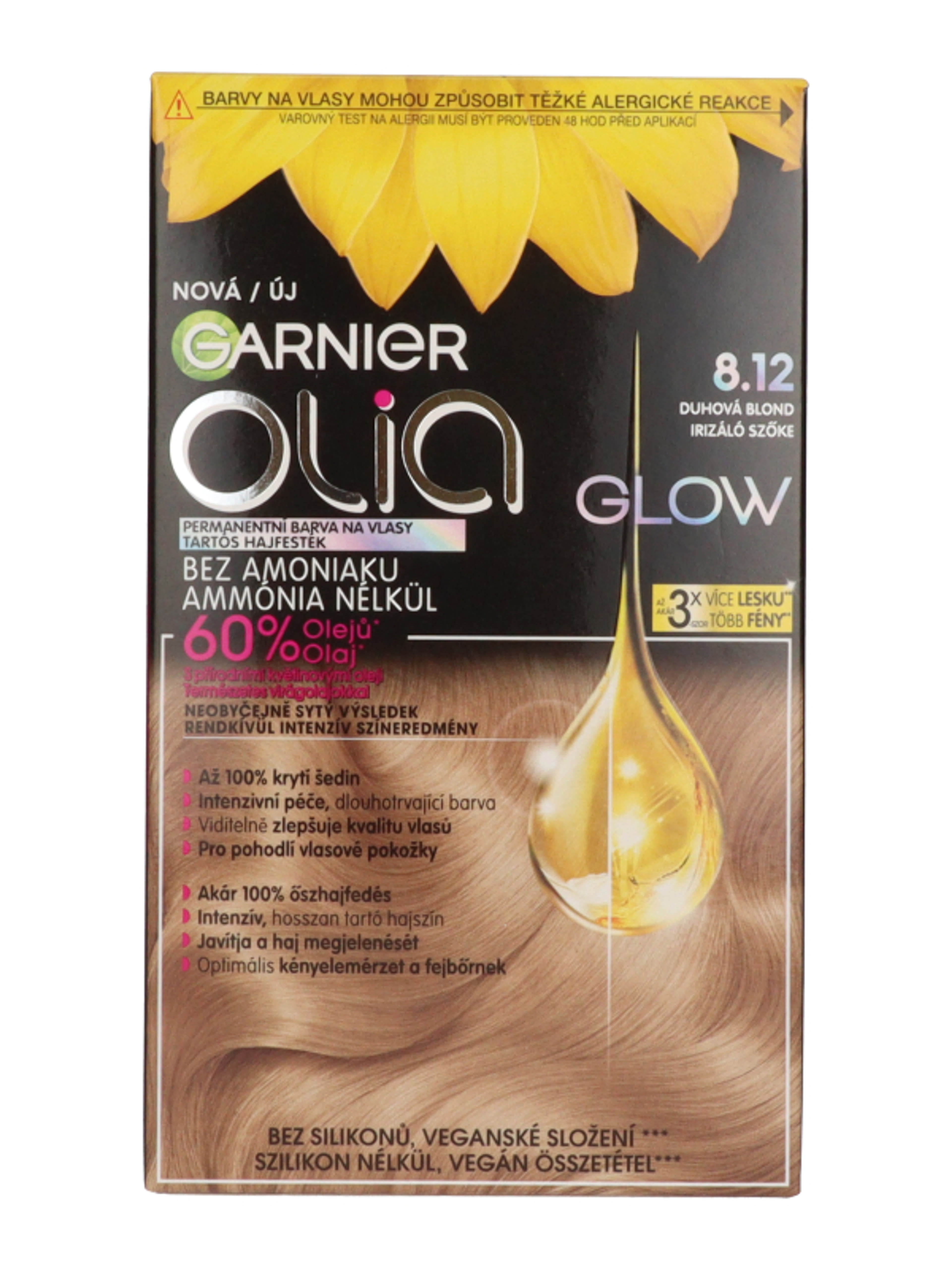 Garnier Olia Glow hajfesték /8.12 Blond - 1 db