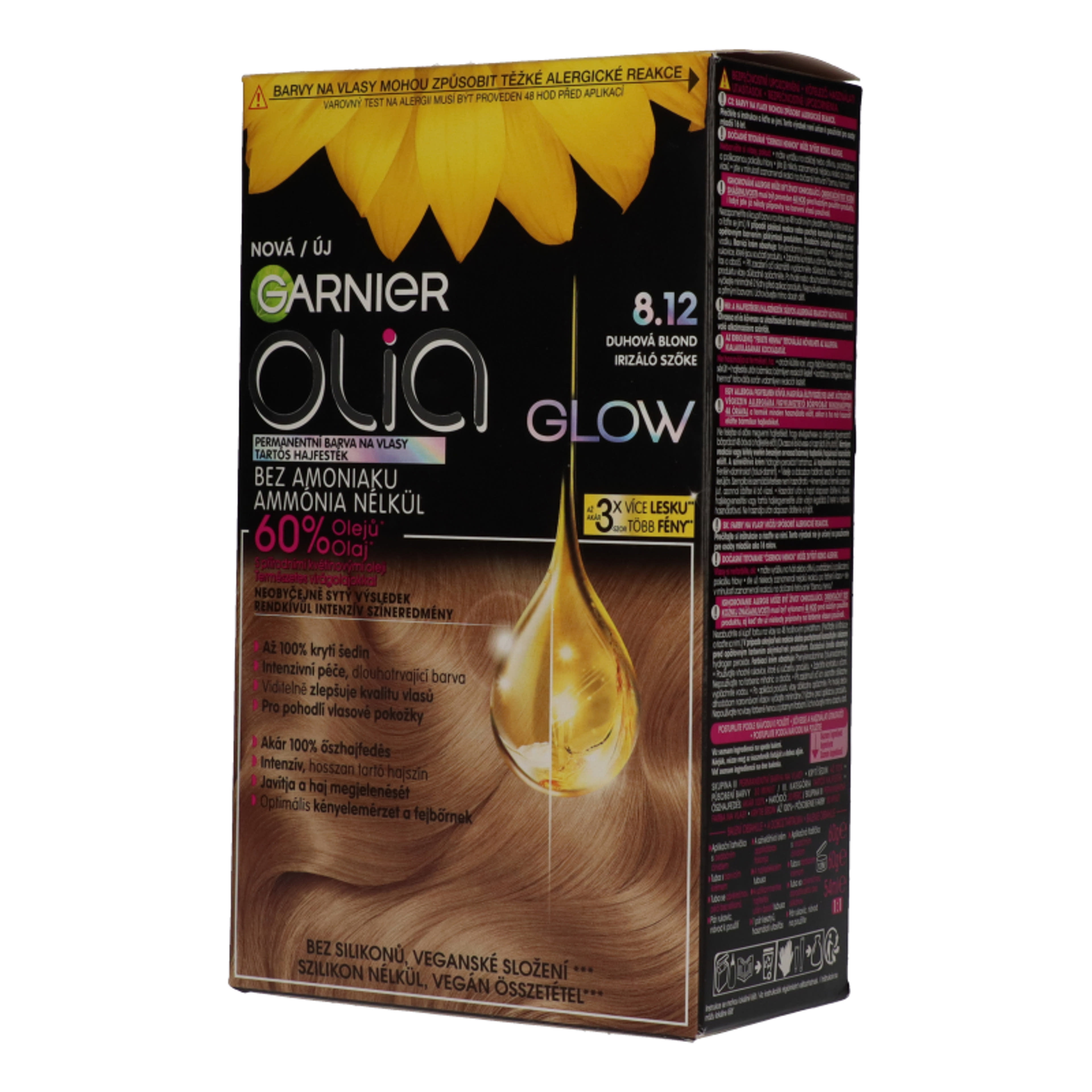 Garnier Olia Glow hajfesték /8.12 Blond - 1 db-3
