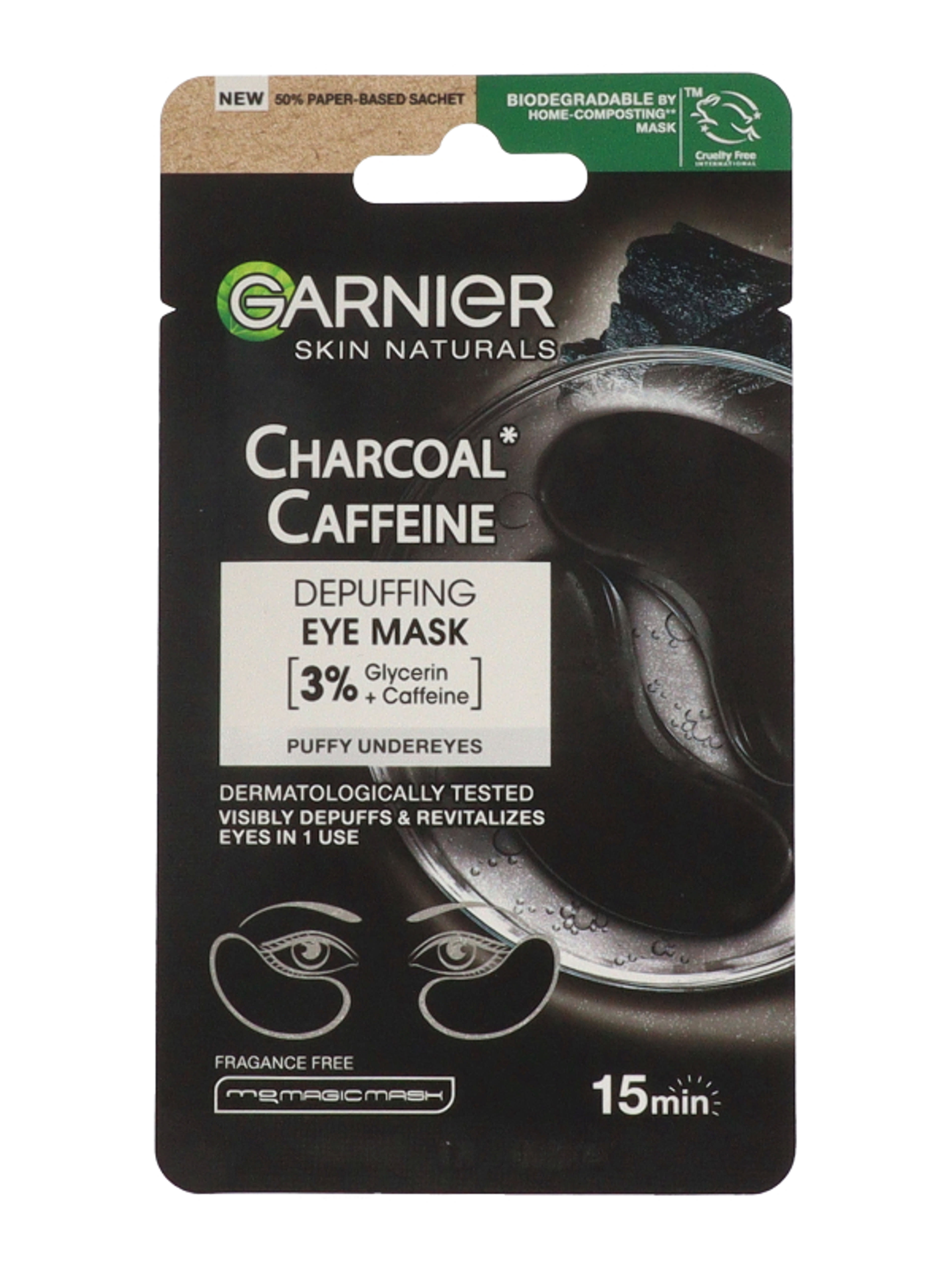 Garnier Charcoal&Caffeine Eye Tiusse maszk - 5 ml-2