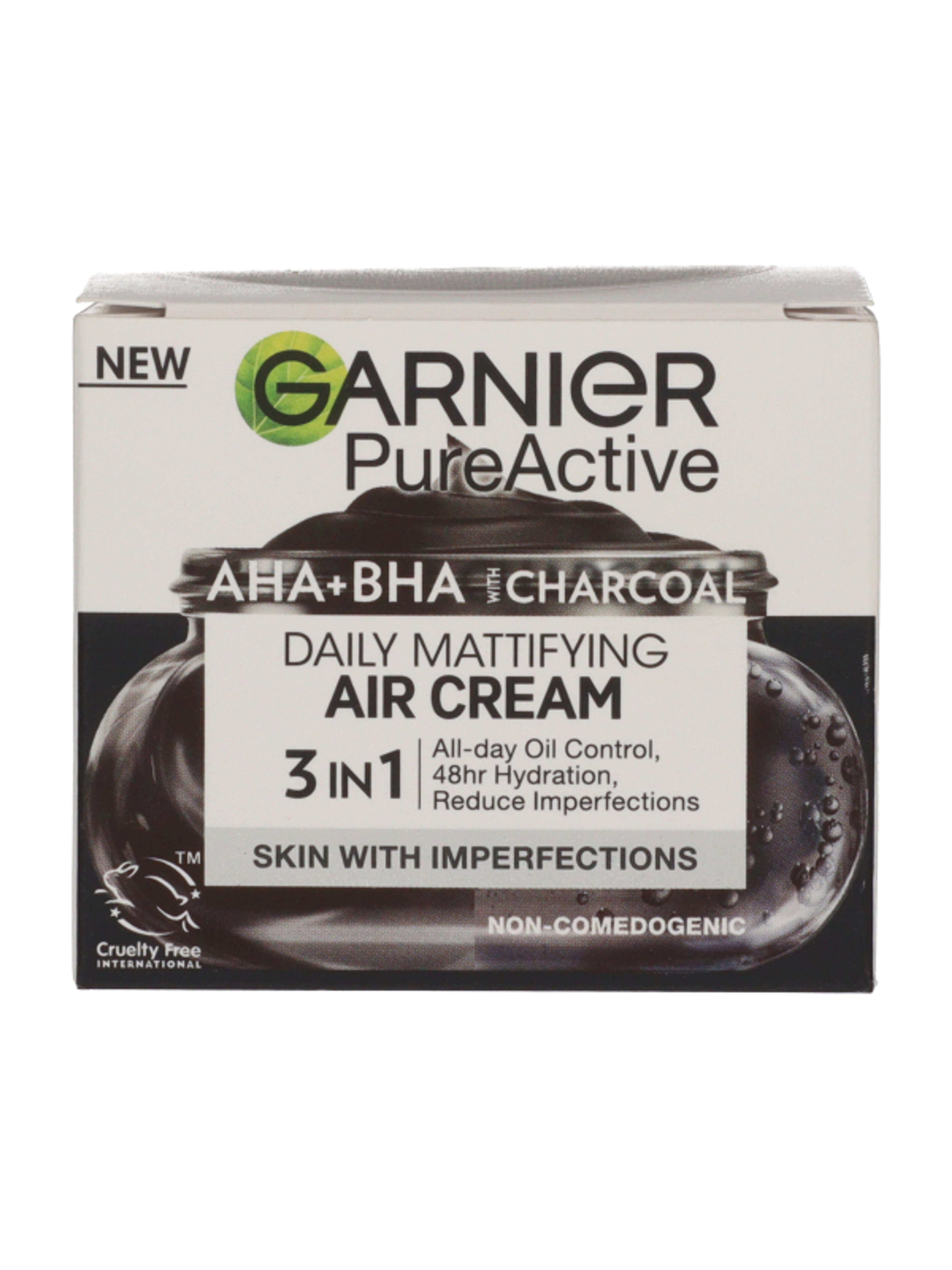 Garnier Pure Active mattító nappali krém aktív szénnel - 50 ml