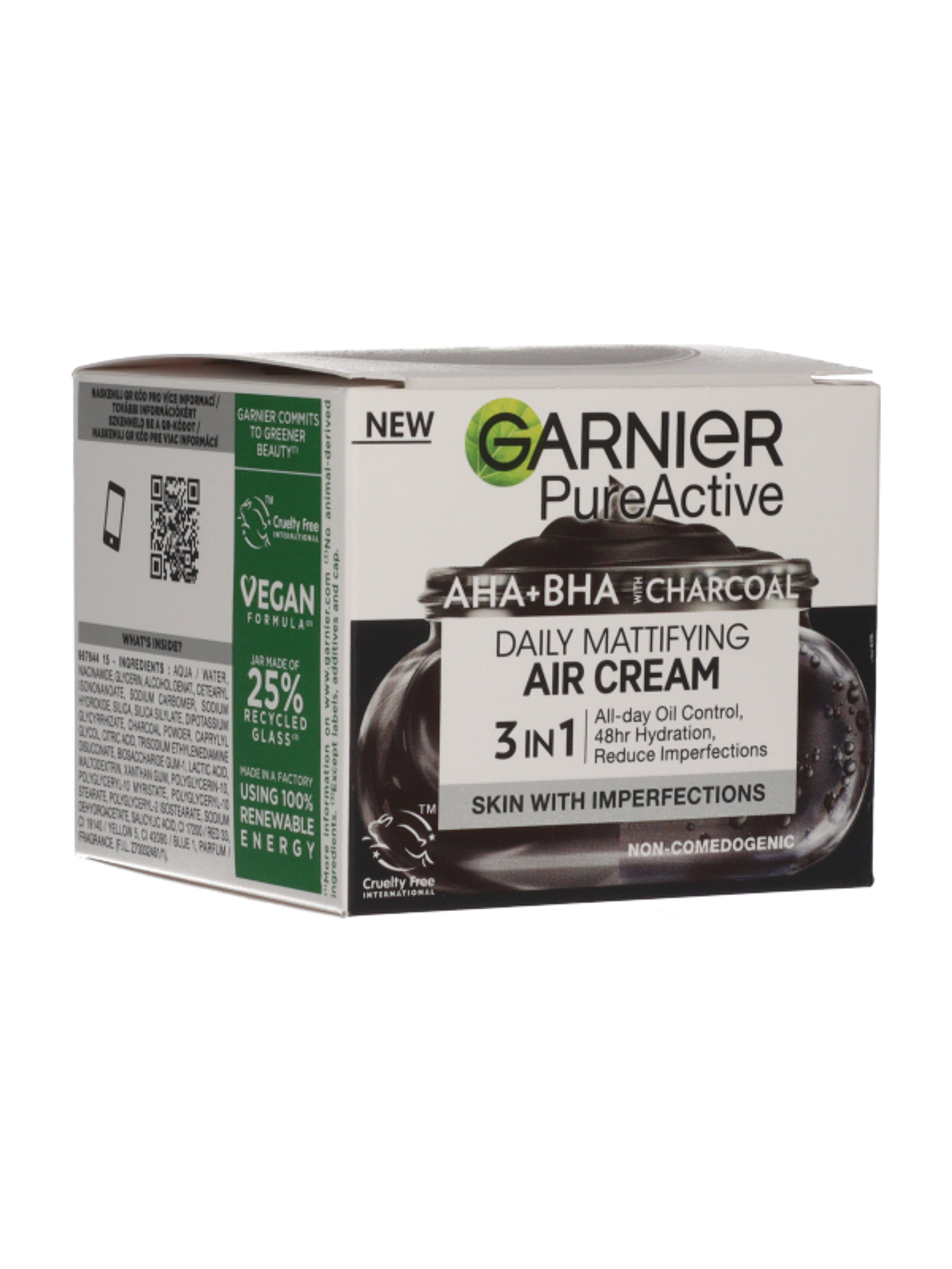 Garnier Pure Active mattító nappali krém aktív szénnel - 50 ml-4