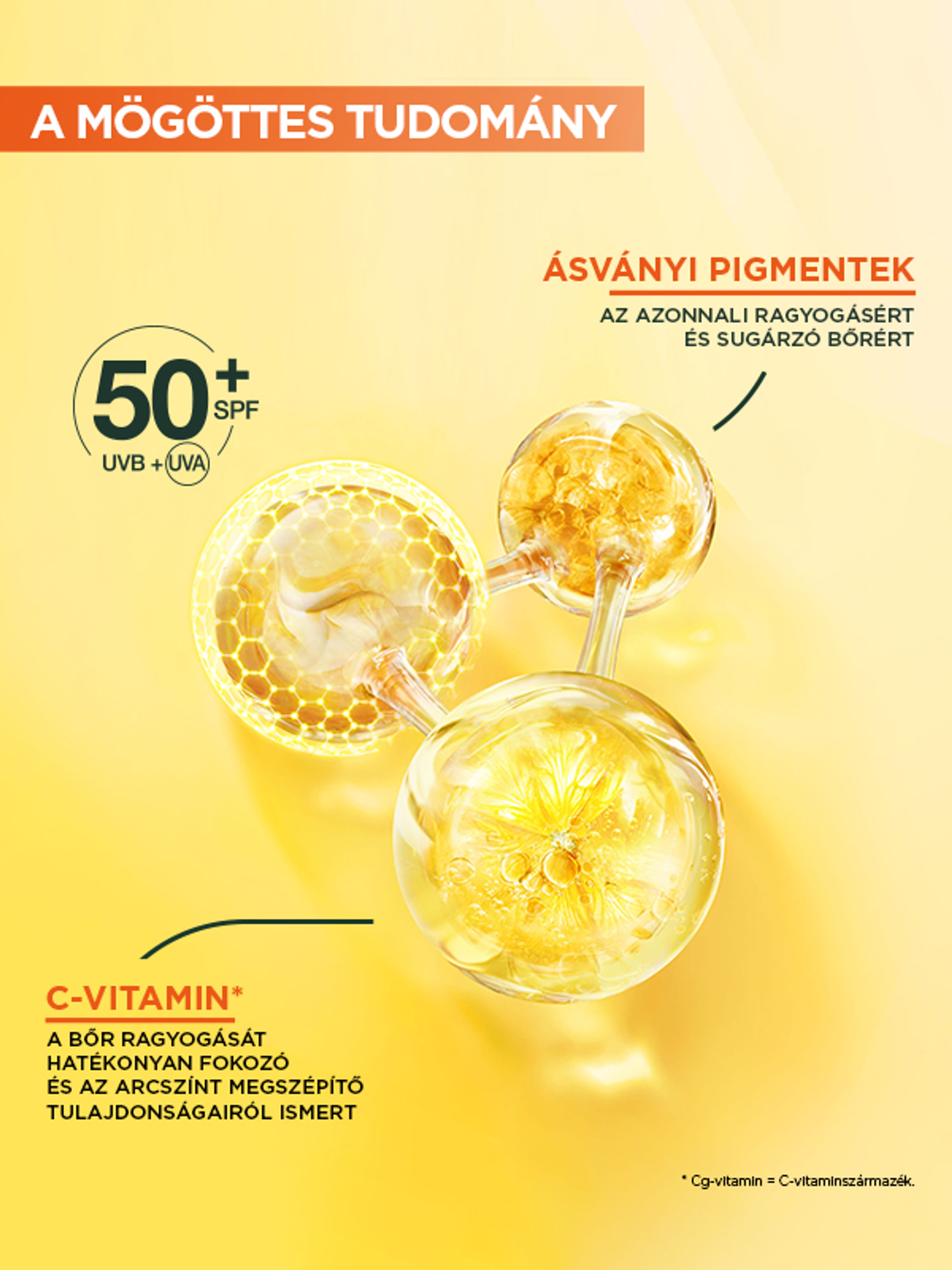 Garnier Skin Naturals Vitamin C színezett élénkítő fluid SPF 50+ - 40 ml-4