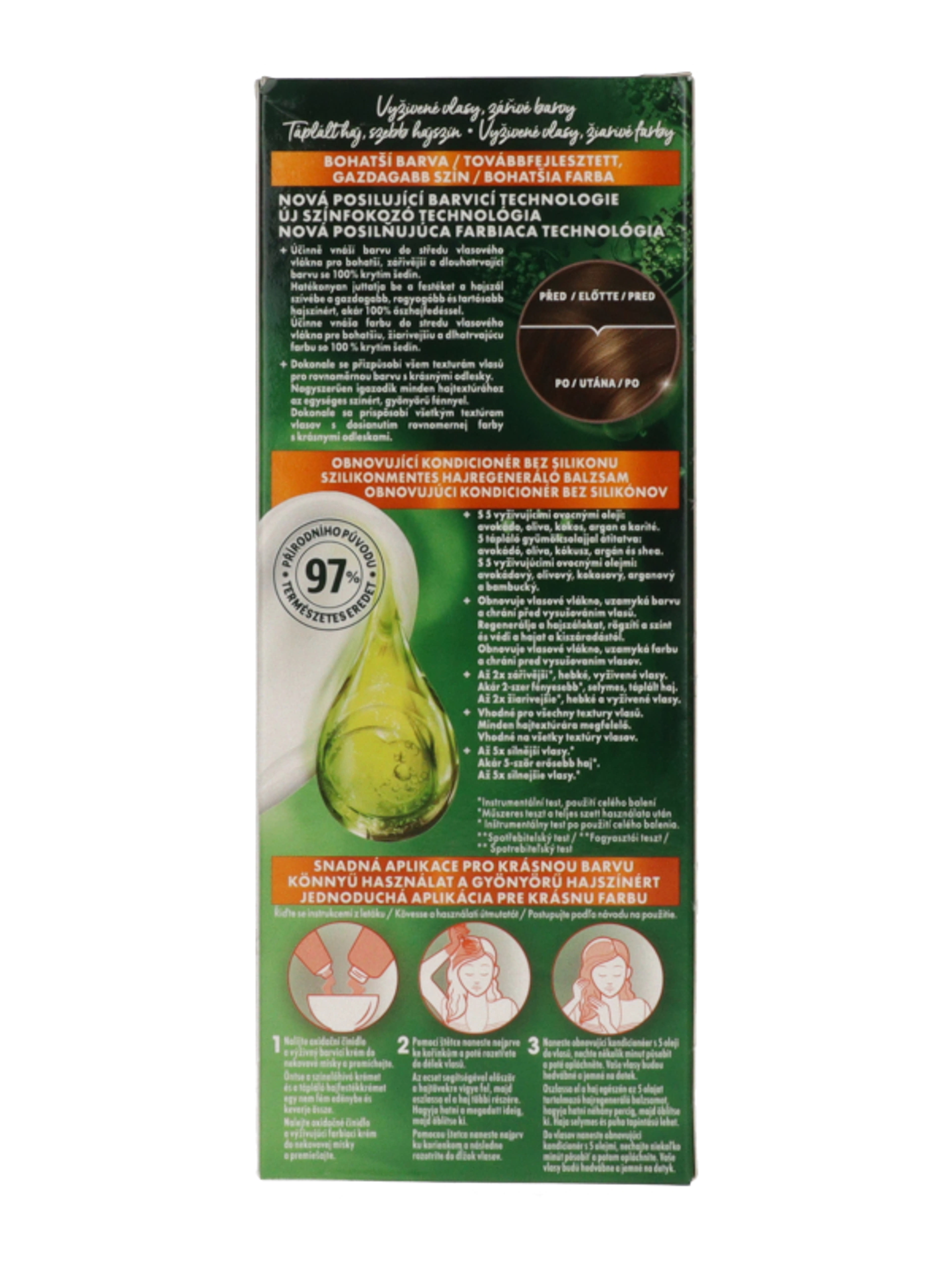 Garnier Color Naturals Tartós hajfesték /5 Light Brown - 1 db-3