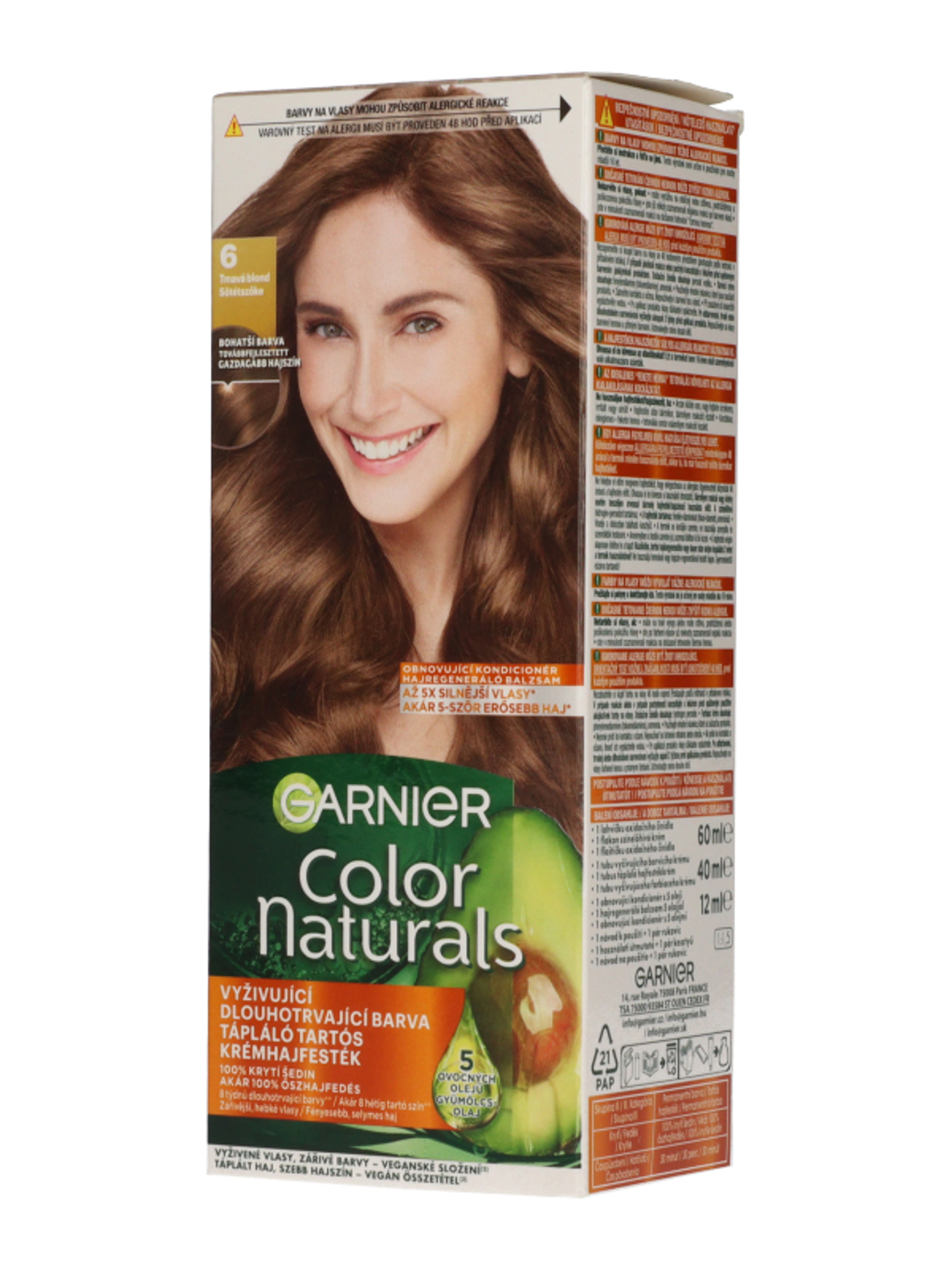 Garnier Color Naturals Tartós hajfesték /6 Med Blond - 1 db-2