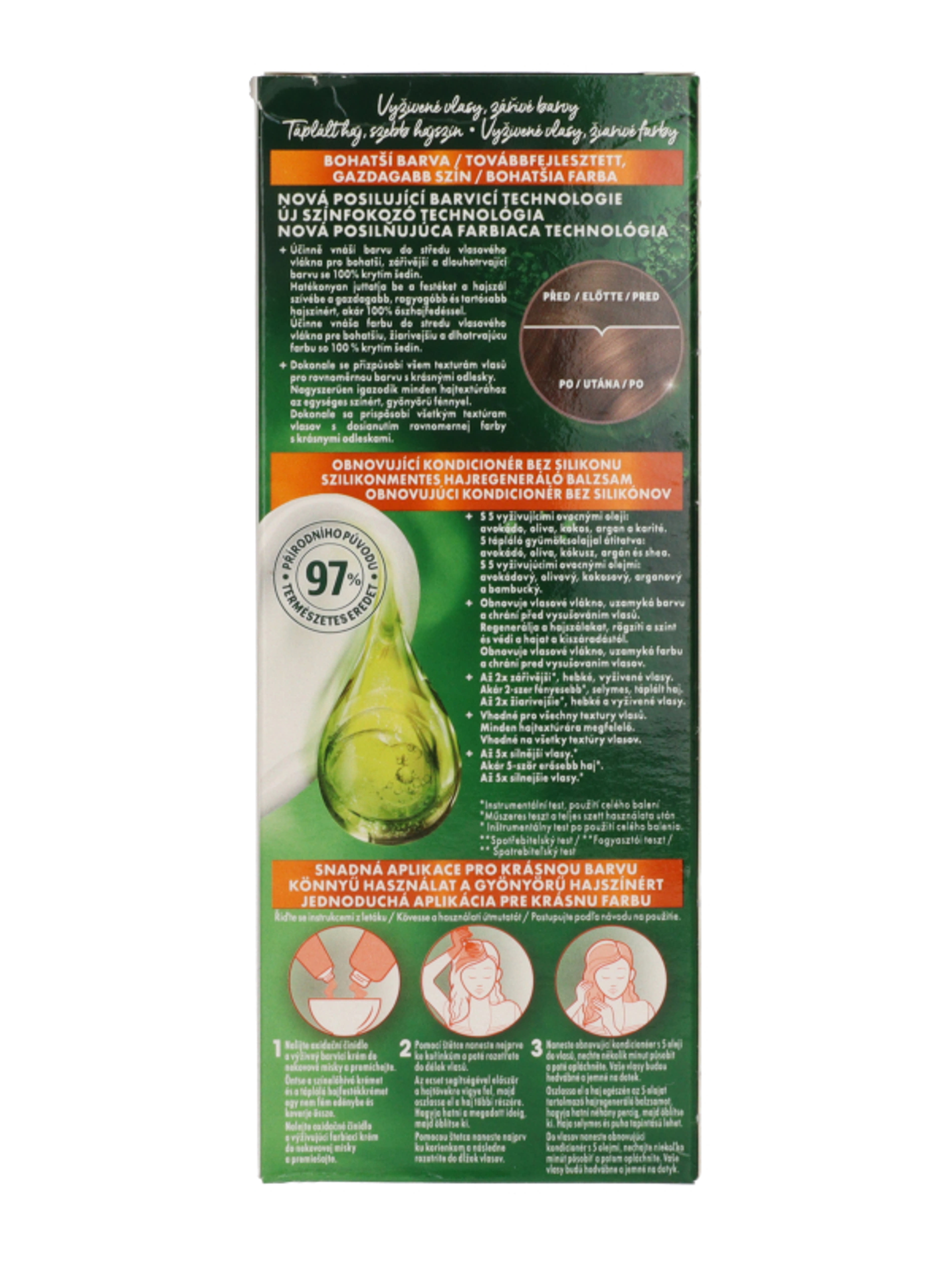Garnier Color Naturals Tartós hajfesték /6 Med Blond - 1 db-3
