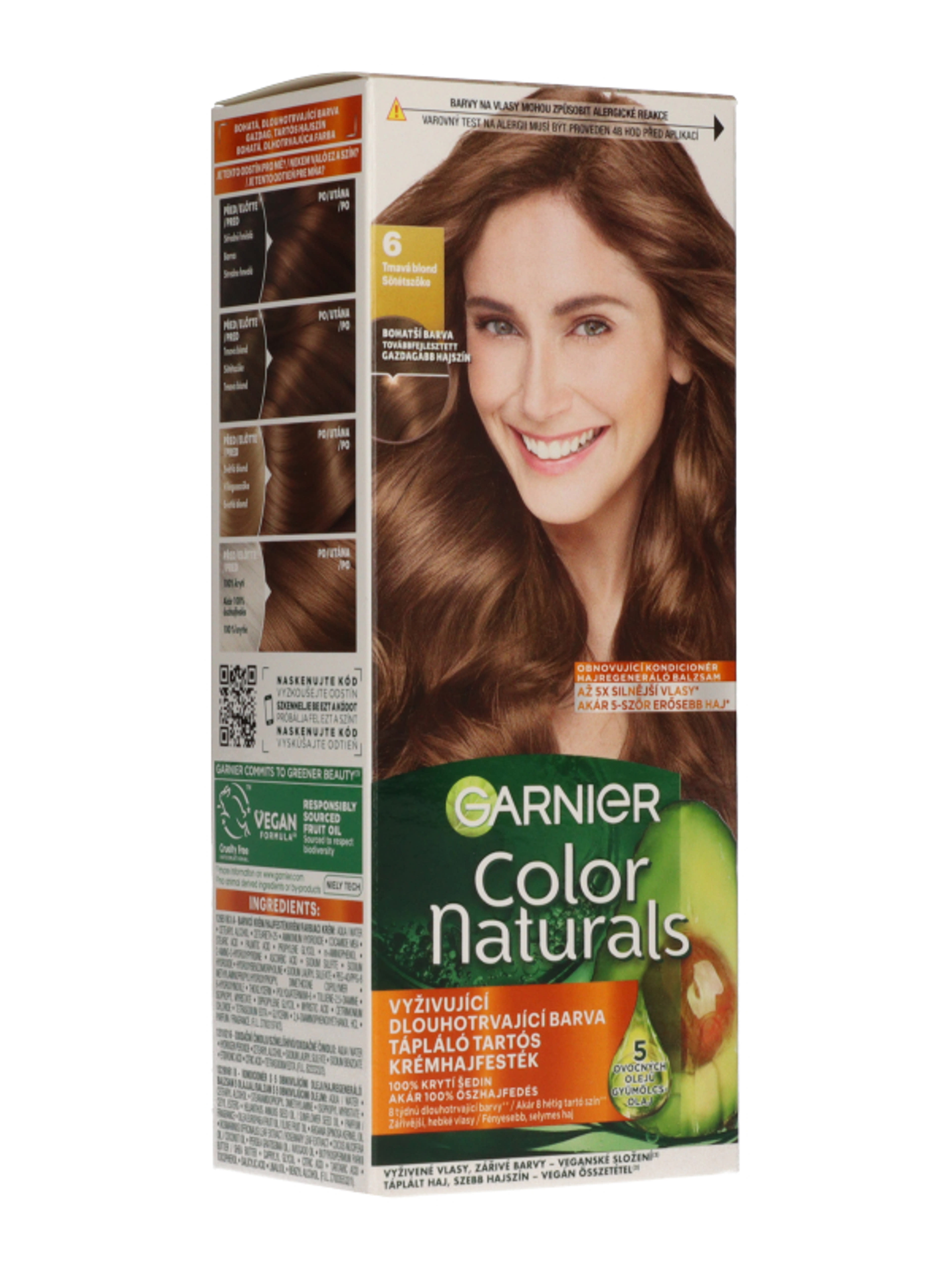 Garnier Color Naturals Tartós hajfesték /6 Med Blond - 1 db-4