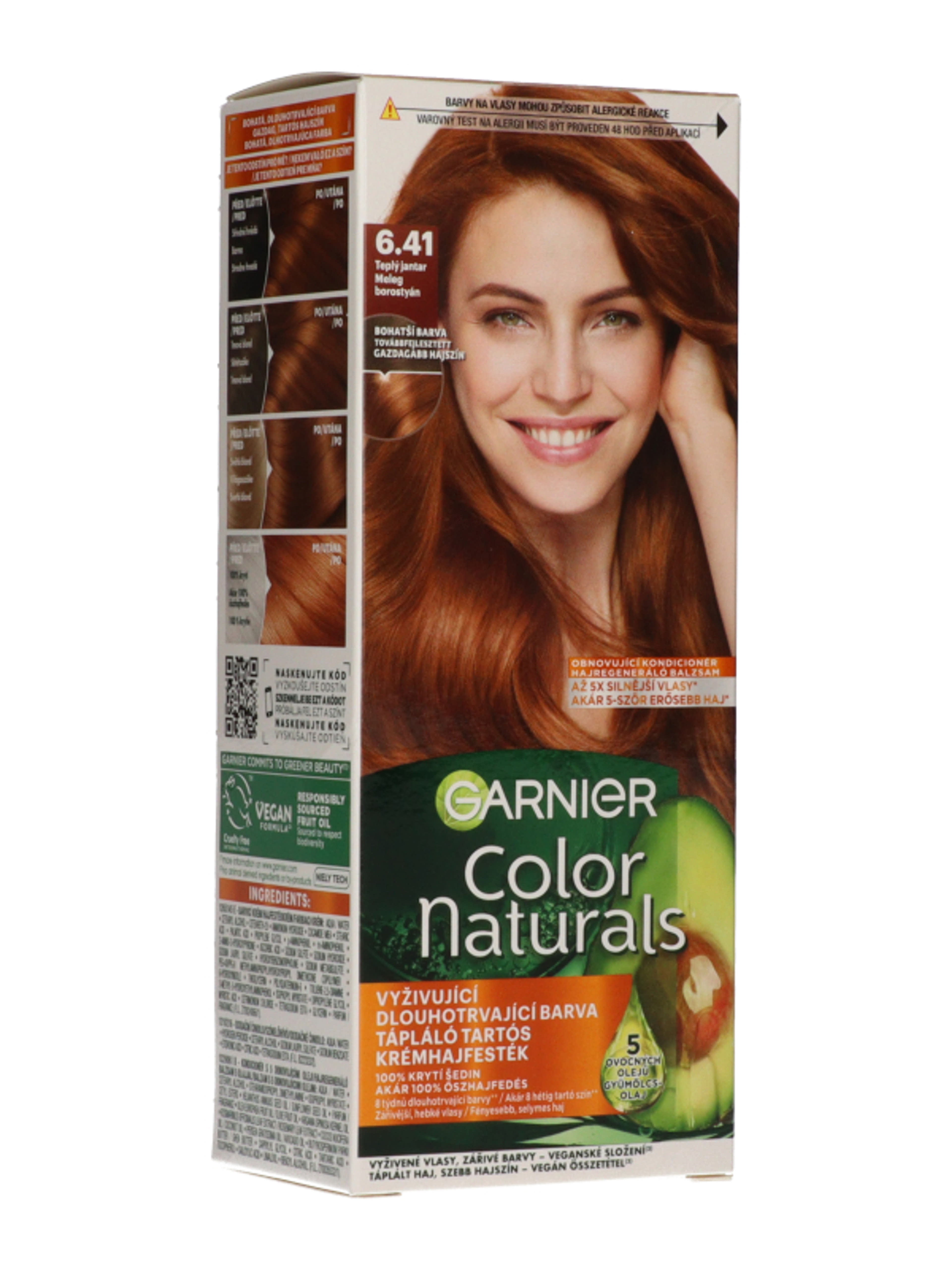 Garnier Color Naturals Tartós hajfesték /6.41 Sweet Amber - 1 db-5