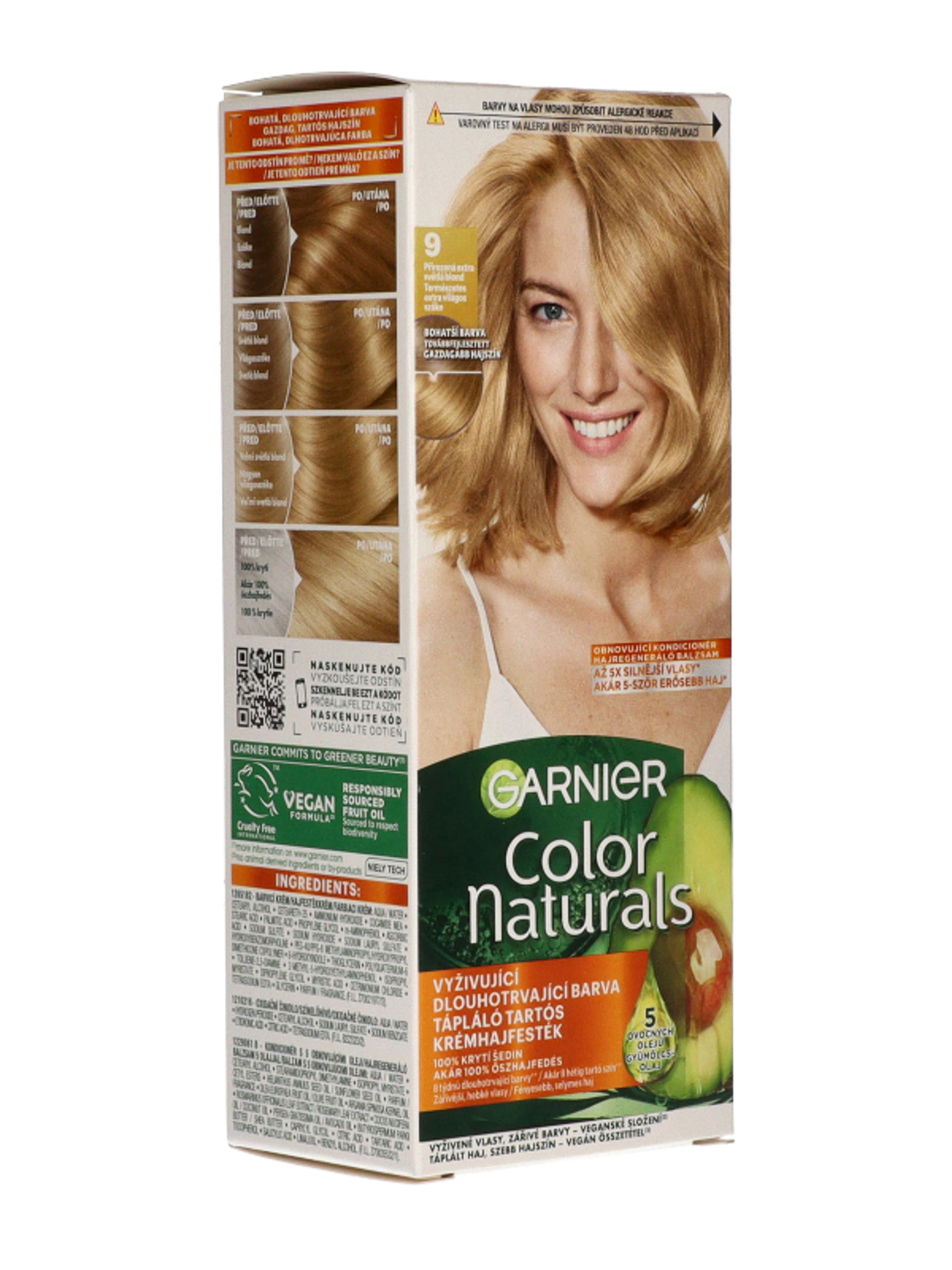 Garnier Color Naturals tartós hajfesték /9 extra light blonde - 1 db-4