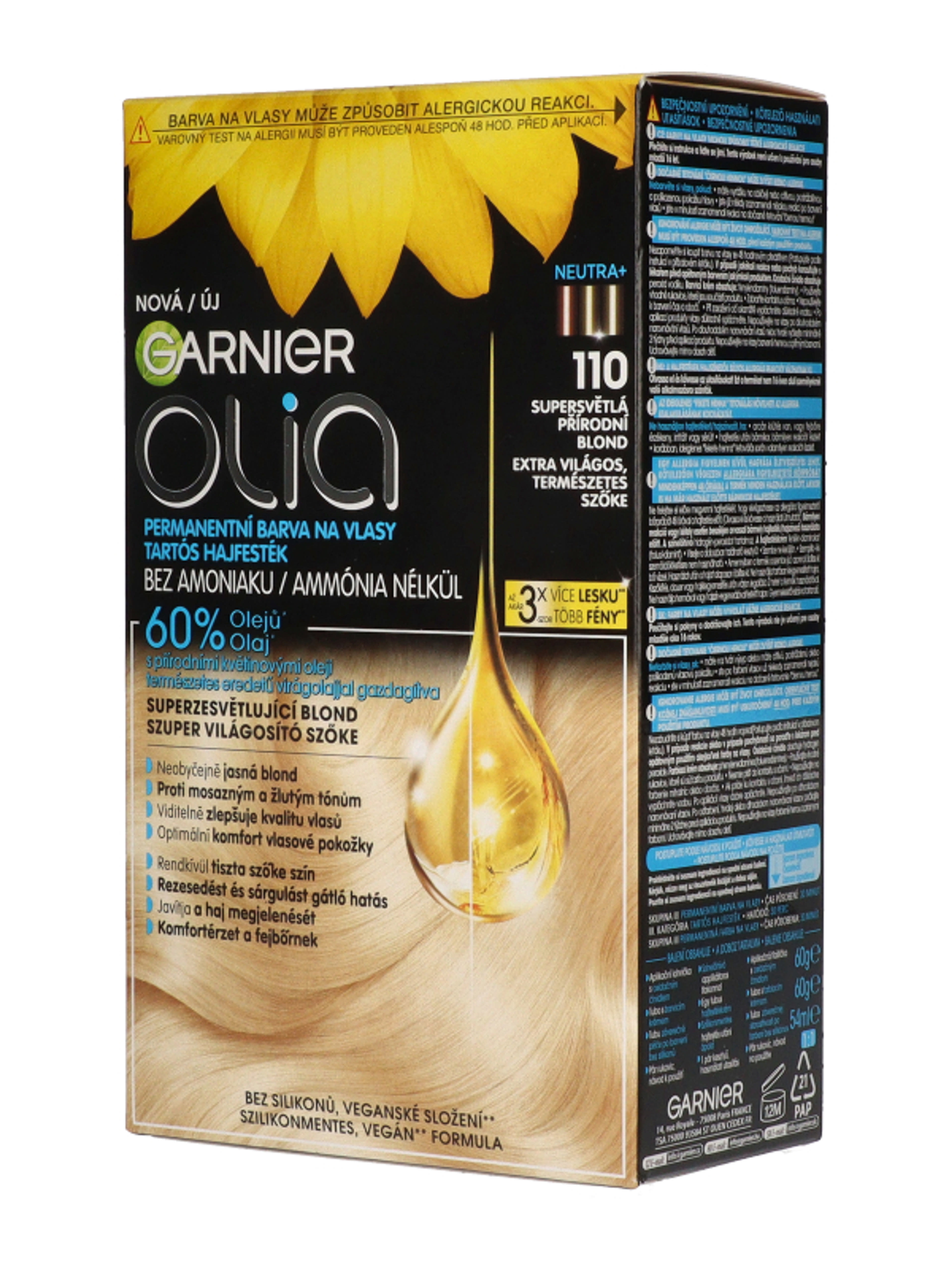 Garnier Olia tartós hajfesték /110 super light natural blonde - 1 db-2