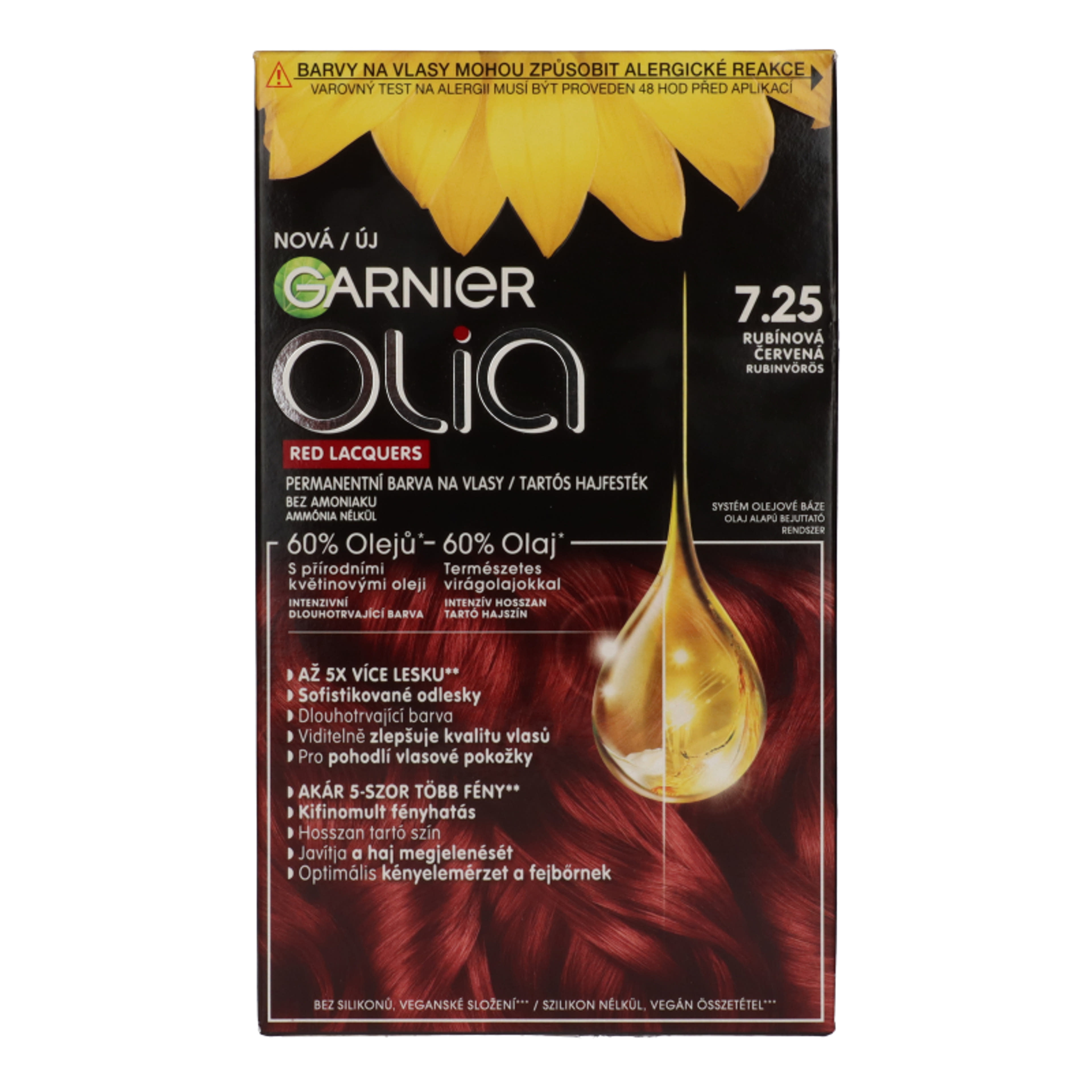 Garnier Olia tartós hajfesték /7.25 Vinyl Blush - 174 ml
