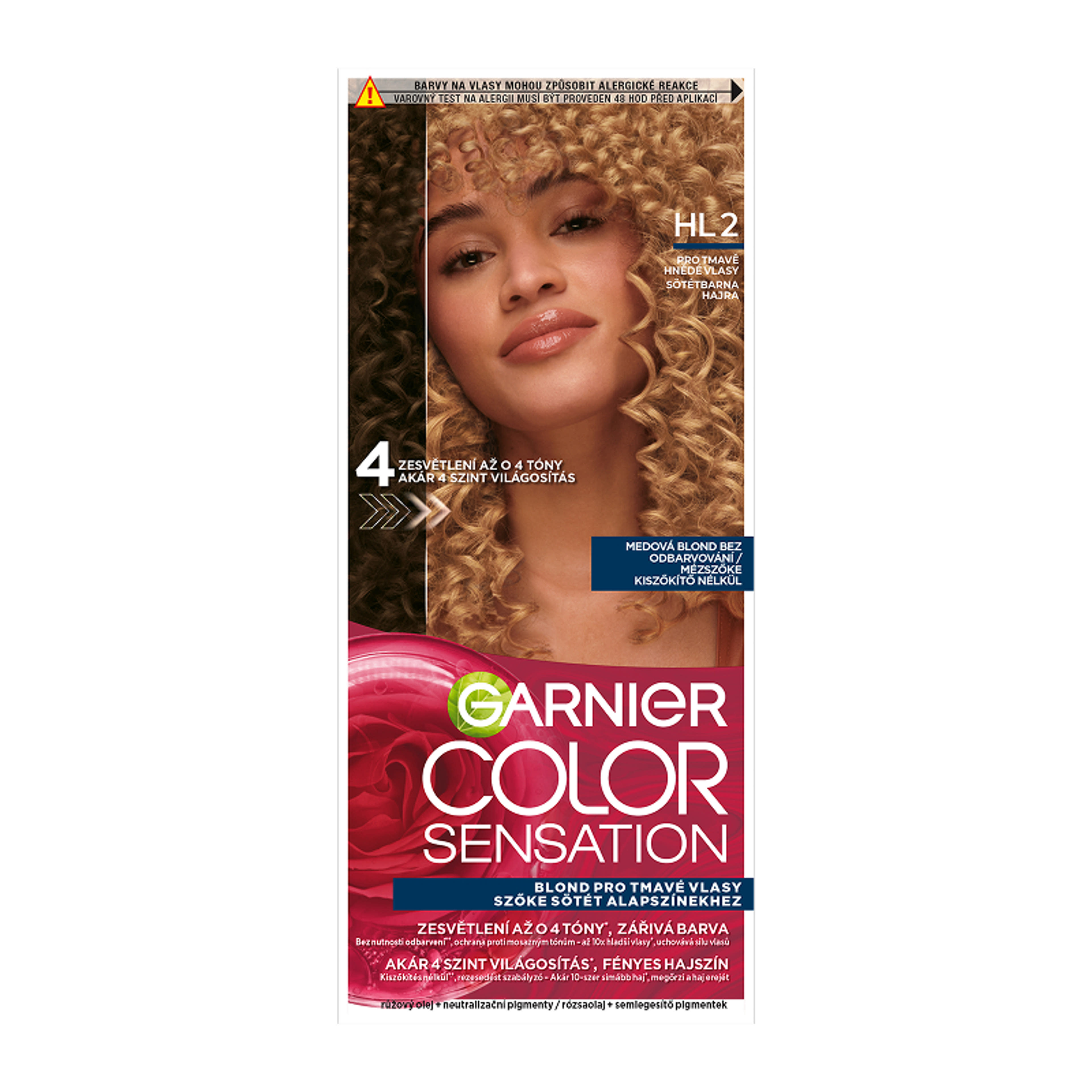 Garnier Color Sensation tartós hajfesték /7.31 sötét barna - 110 ml