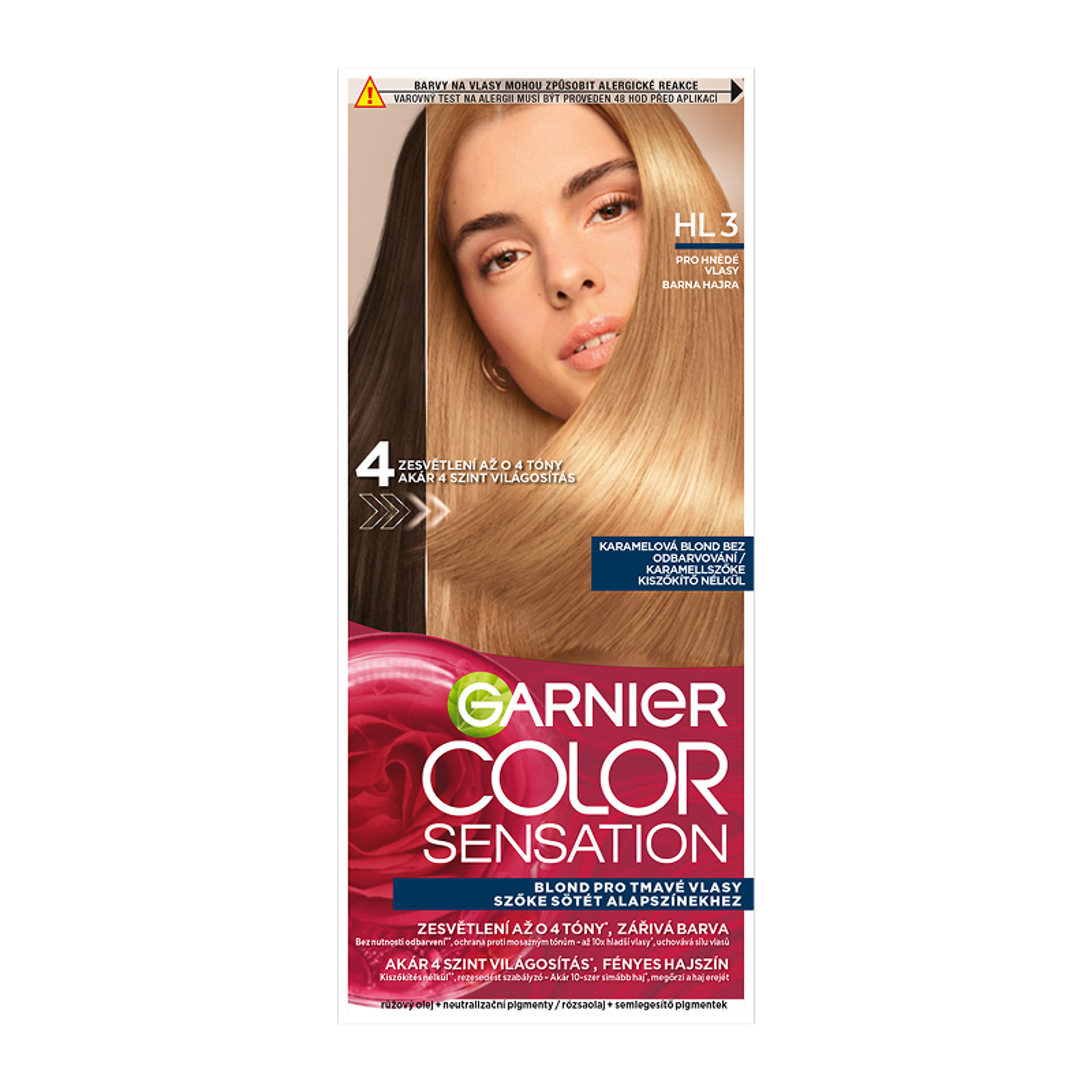 Garnier Color Sensation tartós hajfesték /8.31 barna - 110 ml