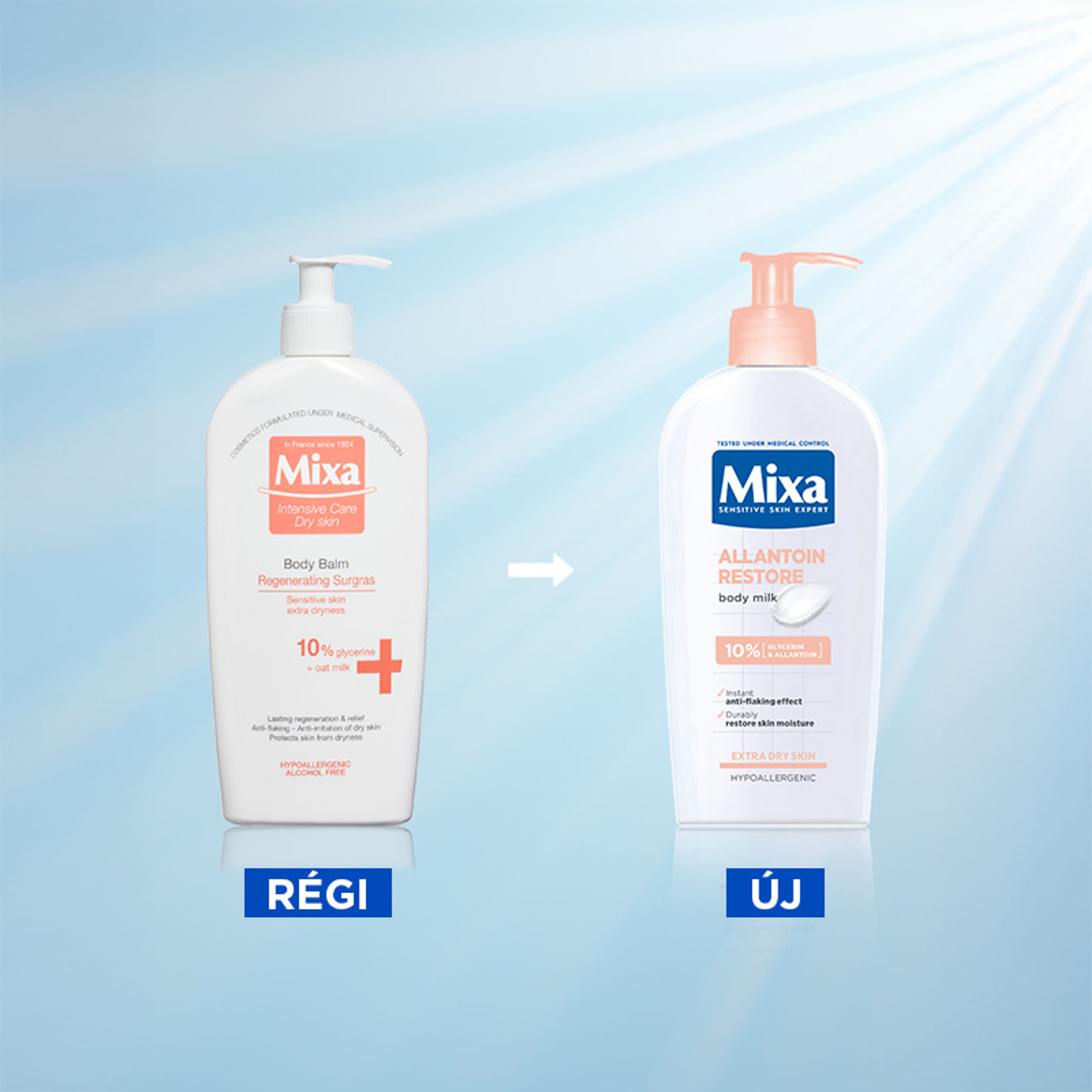 Mixa Regenerating Surgras testápoló tej - 400 ml-3