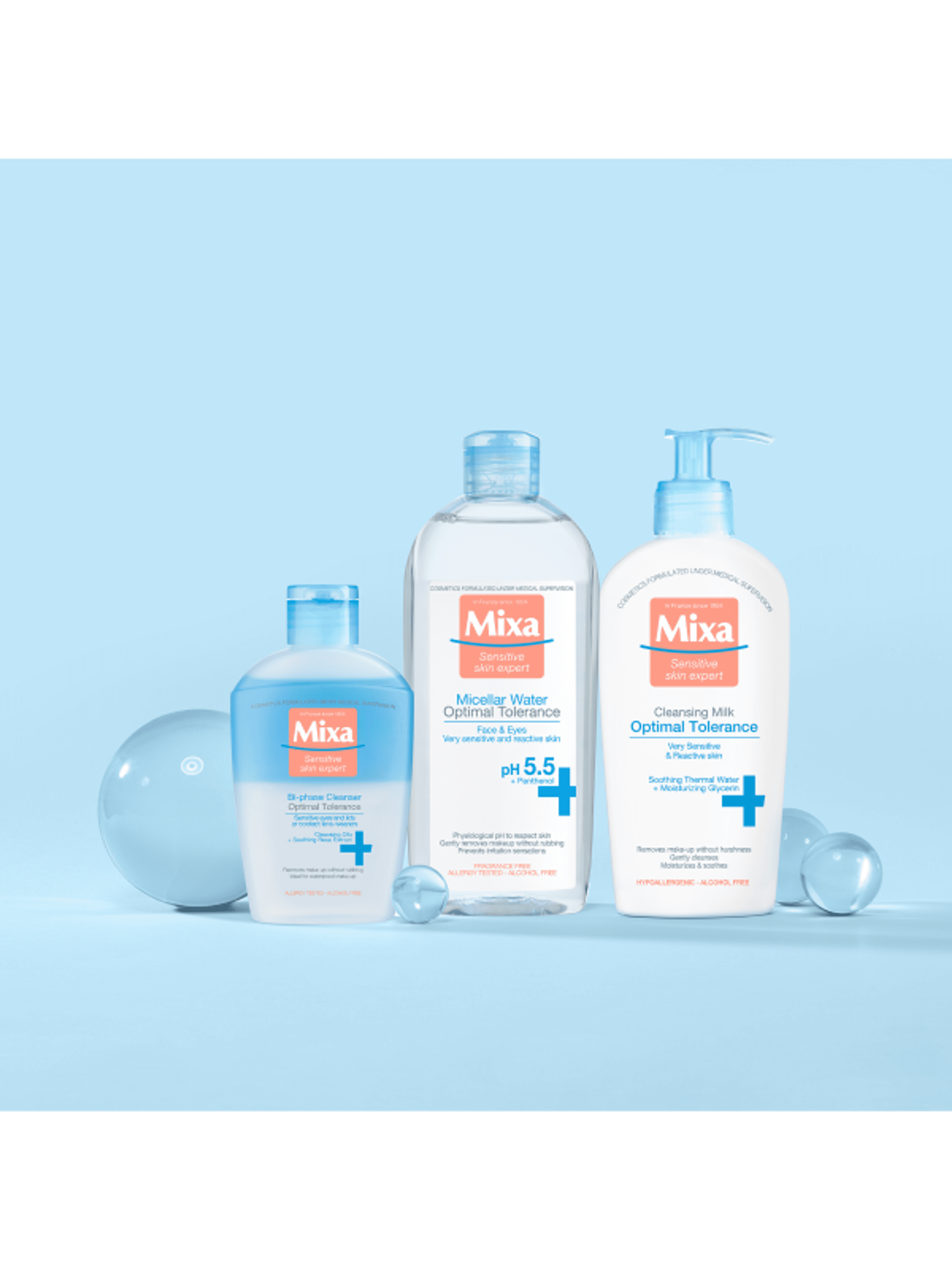 Mixa Optimal Tolerance micellás víz érzékeny és reaktív bőrre - 400 ml-6