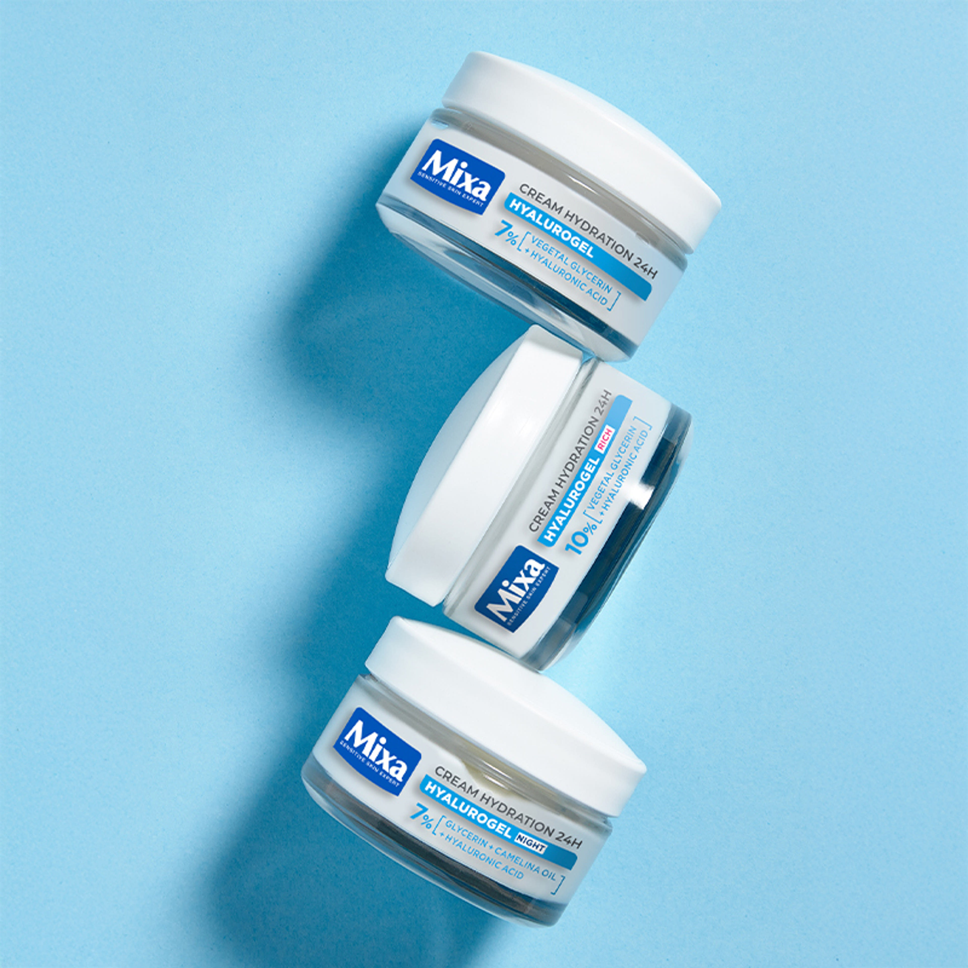 Mixa Hyalurogel intenzív hidratáló krém (7%) érzékeny és dehidratált bőrre - 50 ml-4