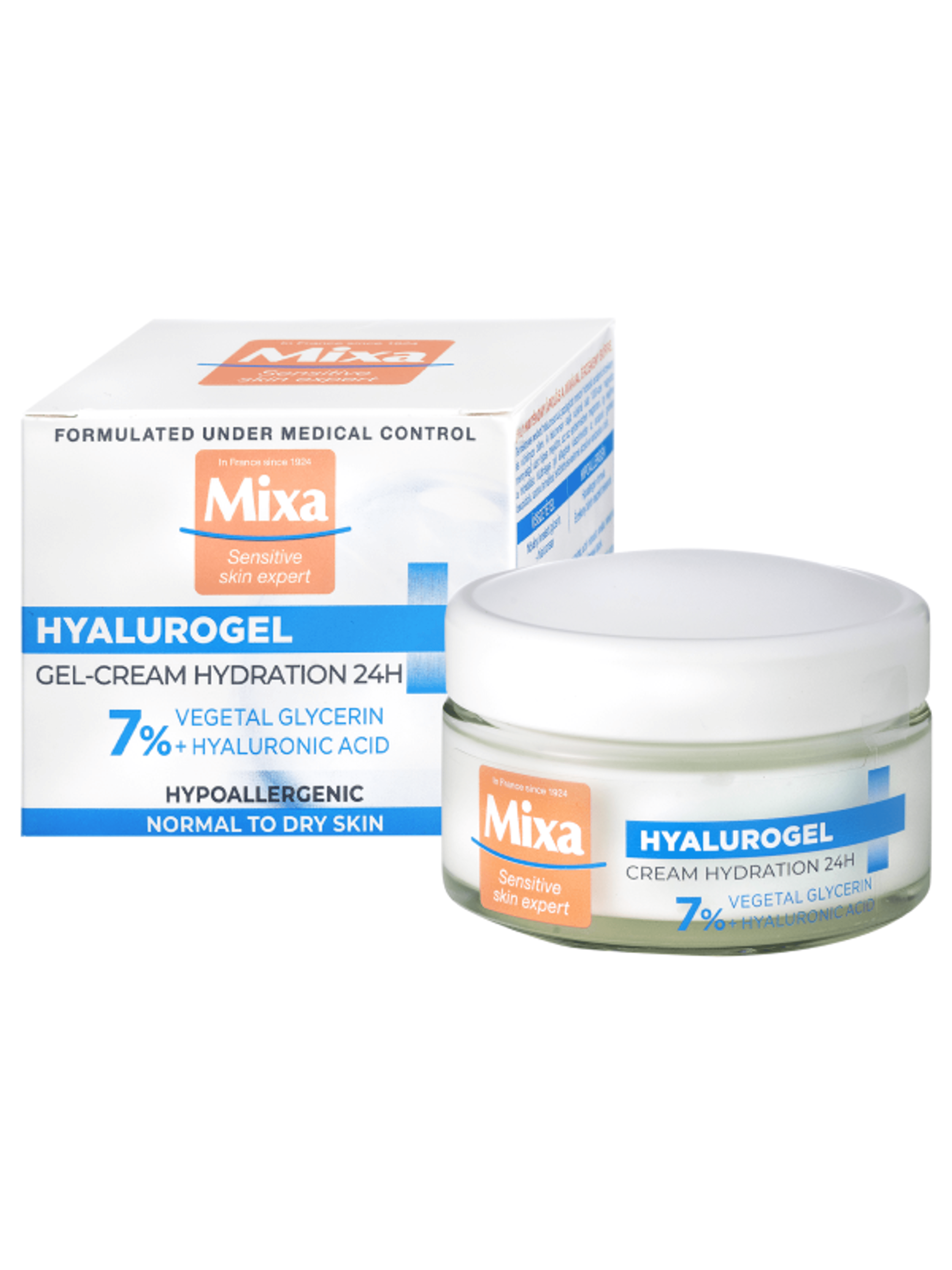 Mixa Hyalurogel intenzív hidratáló krém (7%) érzékeny és dehidratált bőrre - 50 ml-5