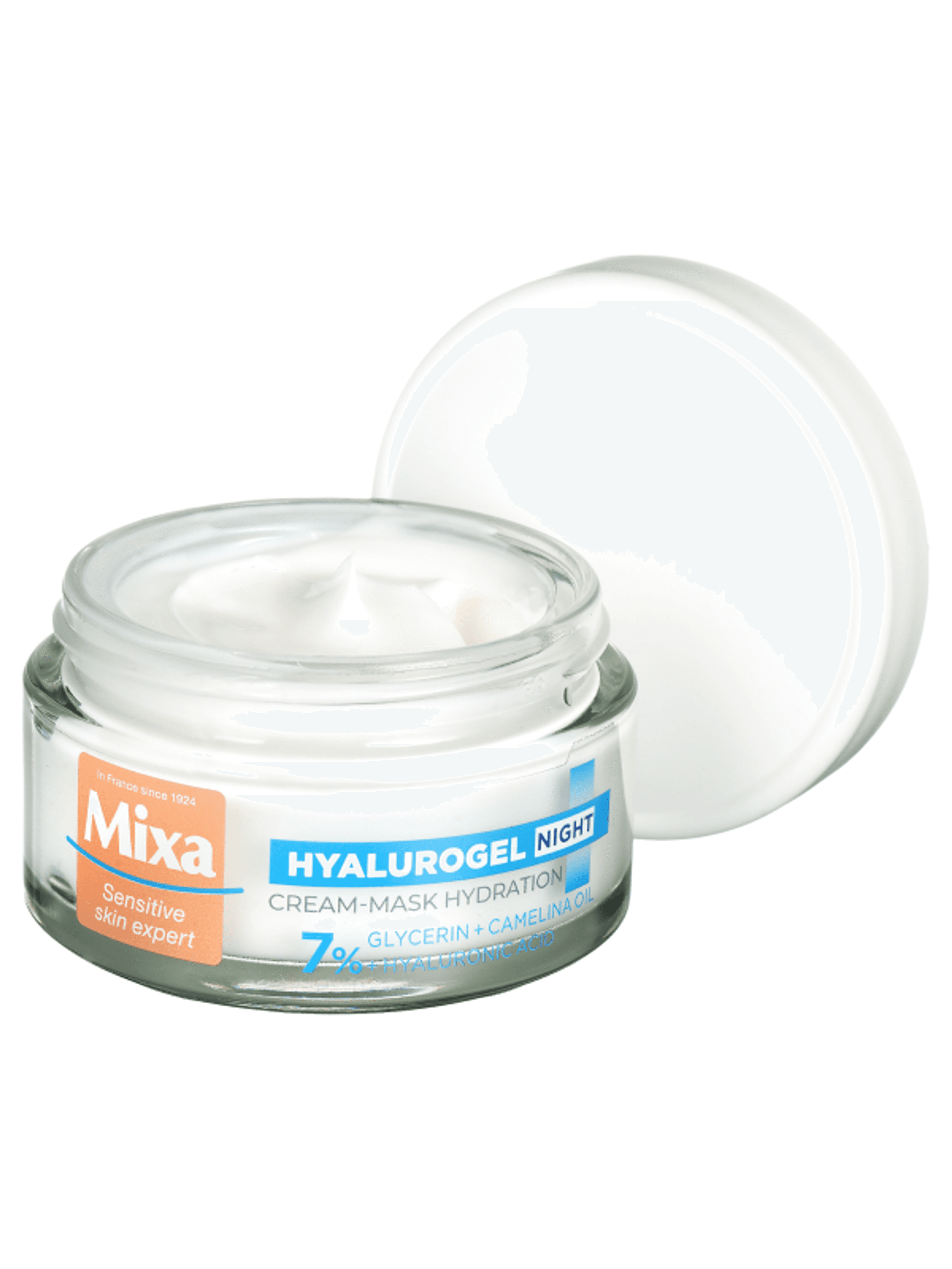 Mixa Hyalurogel intenzív éjszakai hidratáló arckrém - 50 ml-4