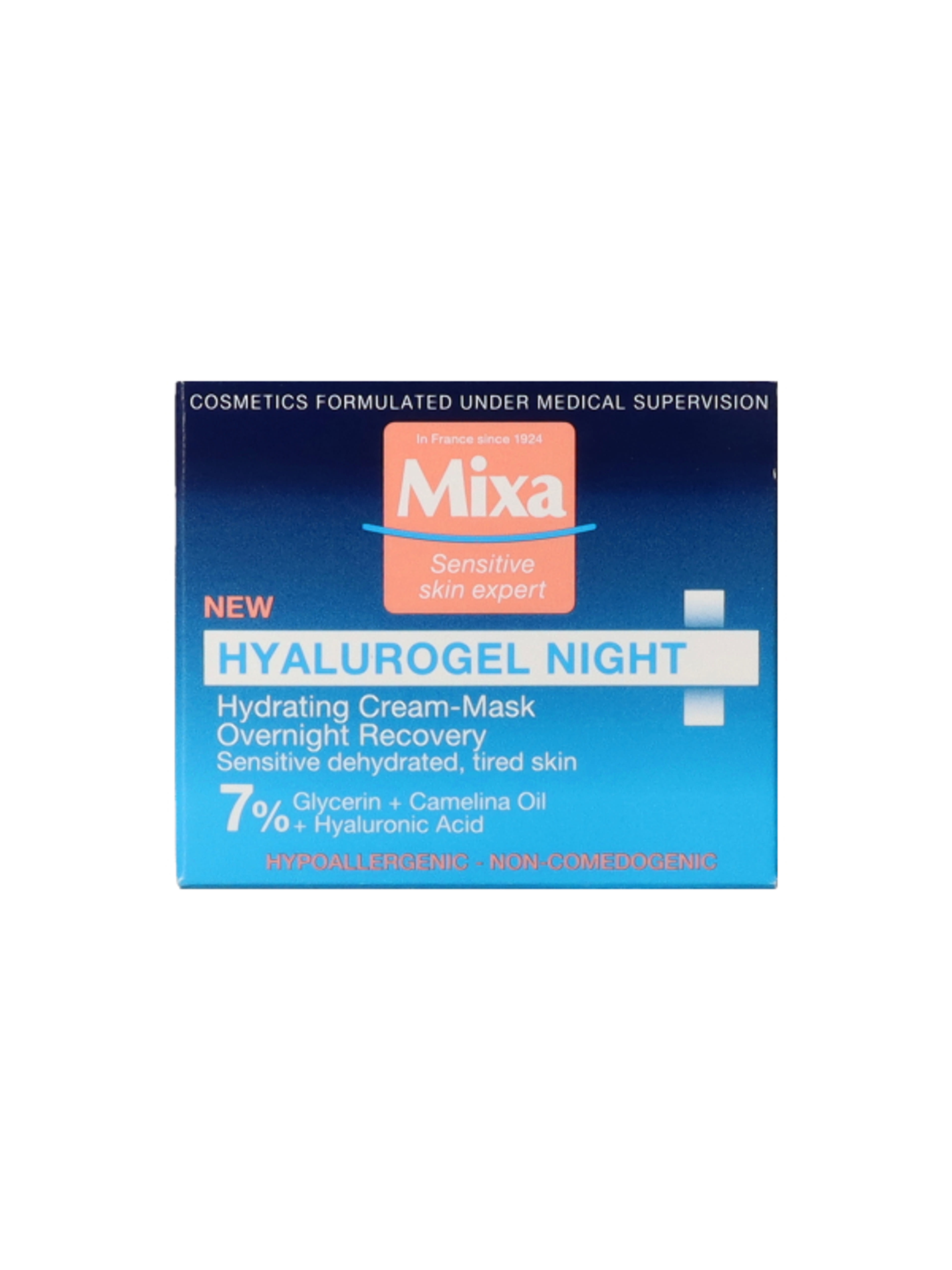 Mixa Hyalurogel intenzív éjszakai hidratáló arckrém - 50 ml-1