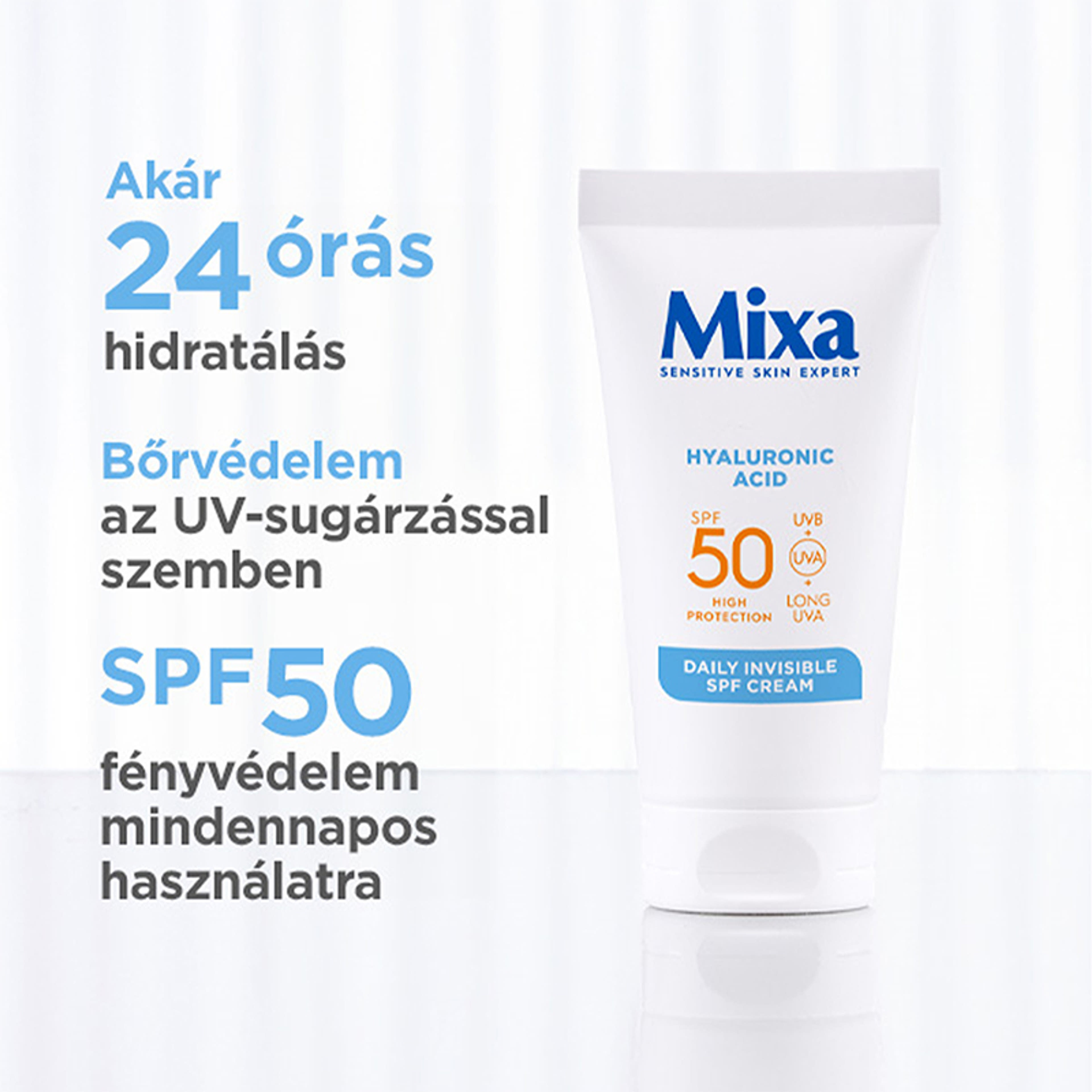 Mixa Hyaluronic Acid arckrém SPF50 - 50 ml-4