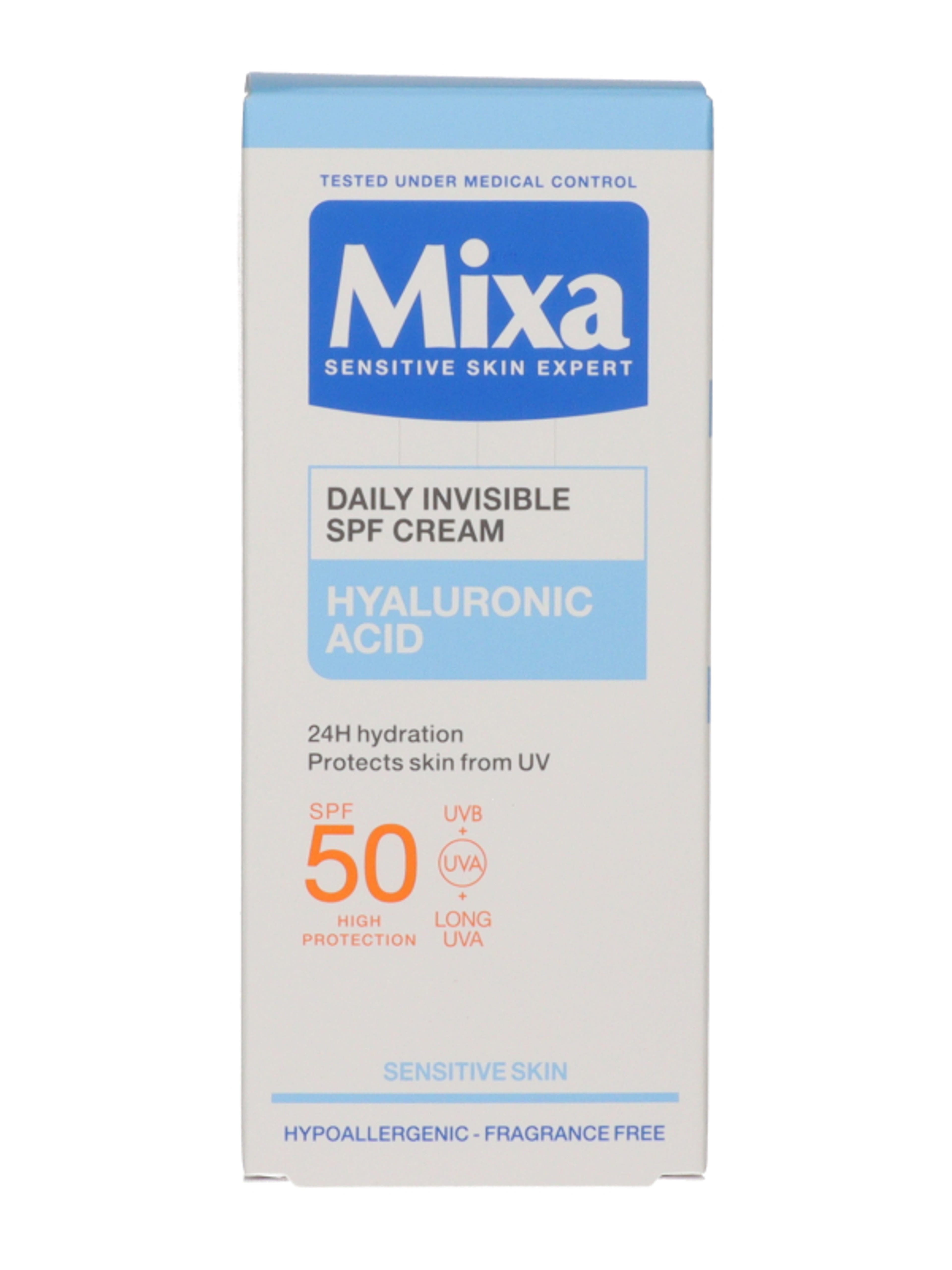 Mixa Hyaluronic Acid arckrém SPF50 - 50 ml