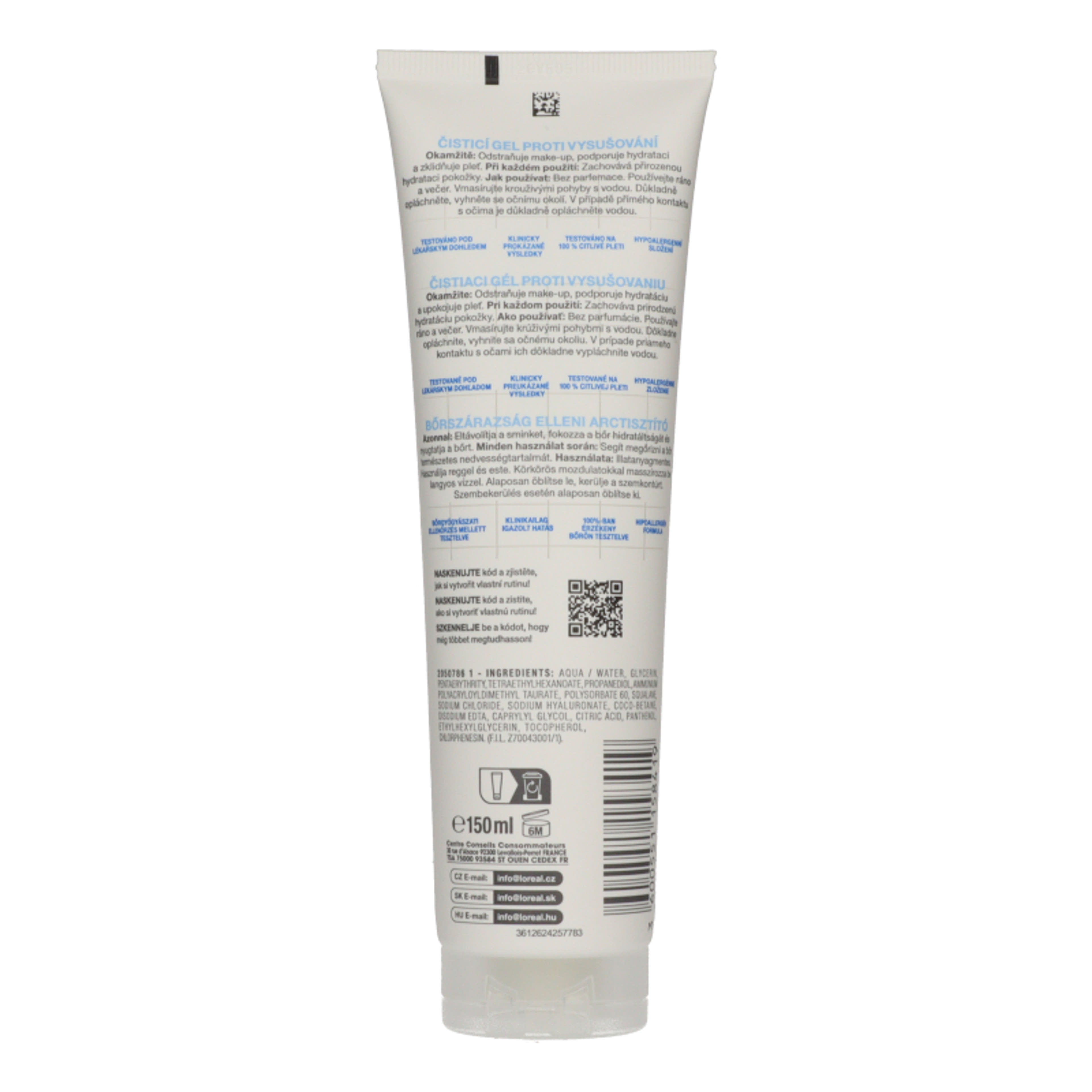 Mixa hidratáló arclemosó - 150 ml-3