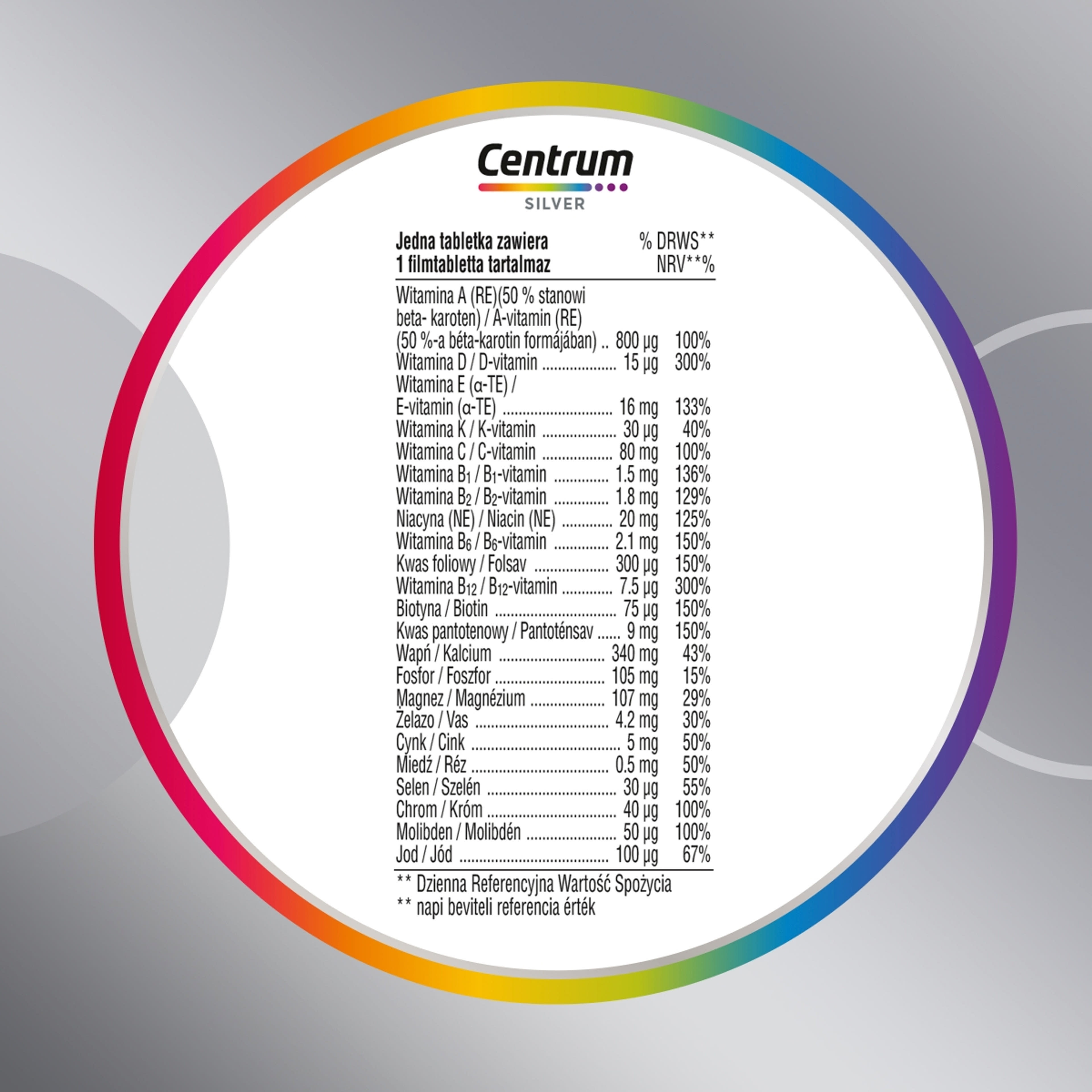 Centrum nőknek  50+ A-Z-ig Multivitamin - 30 db-5