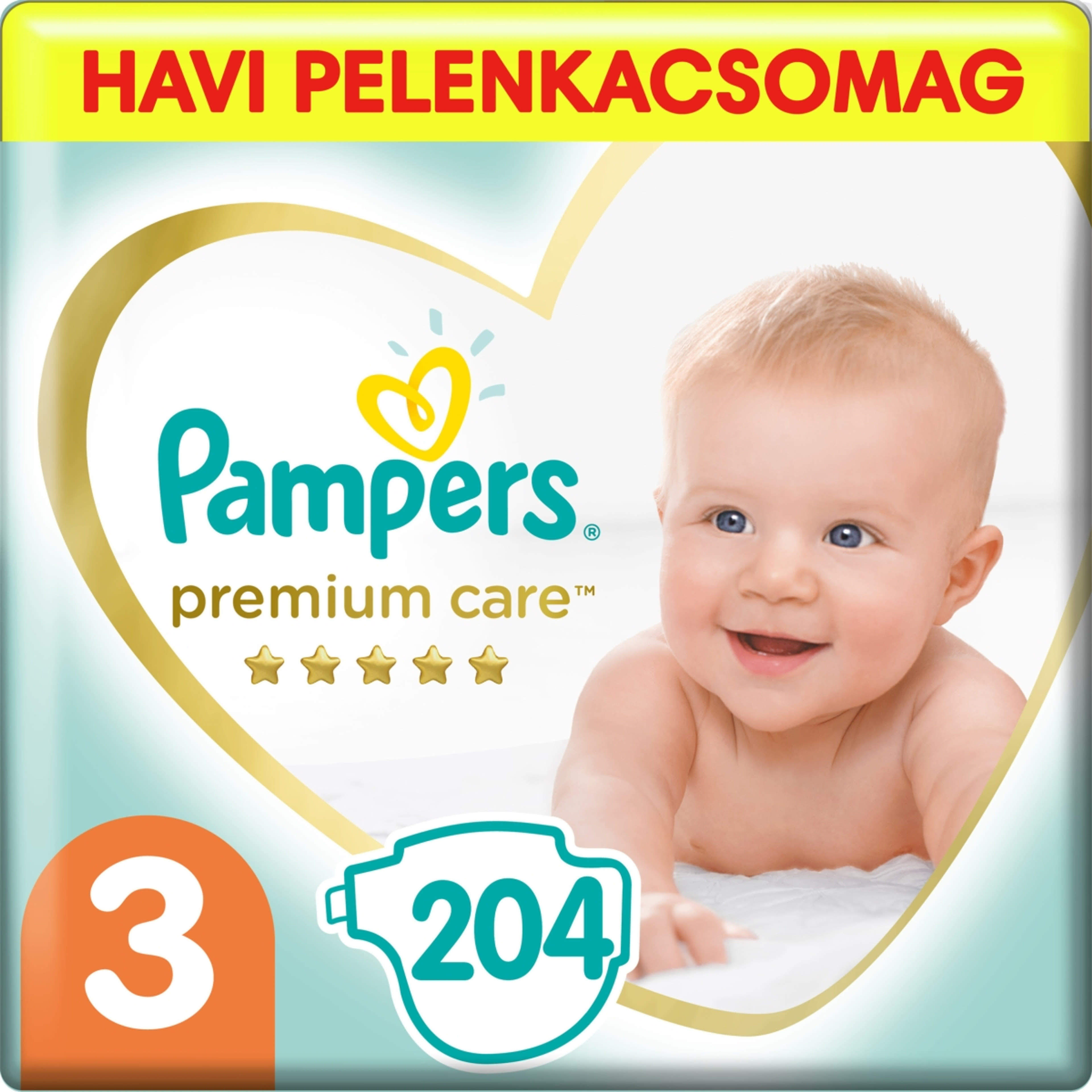 Pampers Premium Care monthly pack 3-as 4-9 kg - 204 db-9