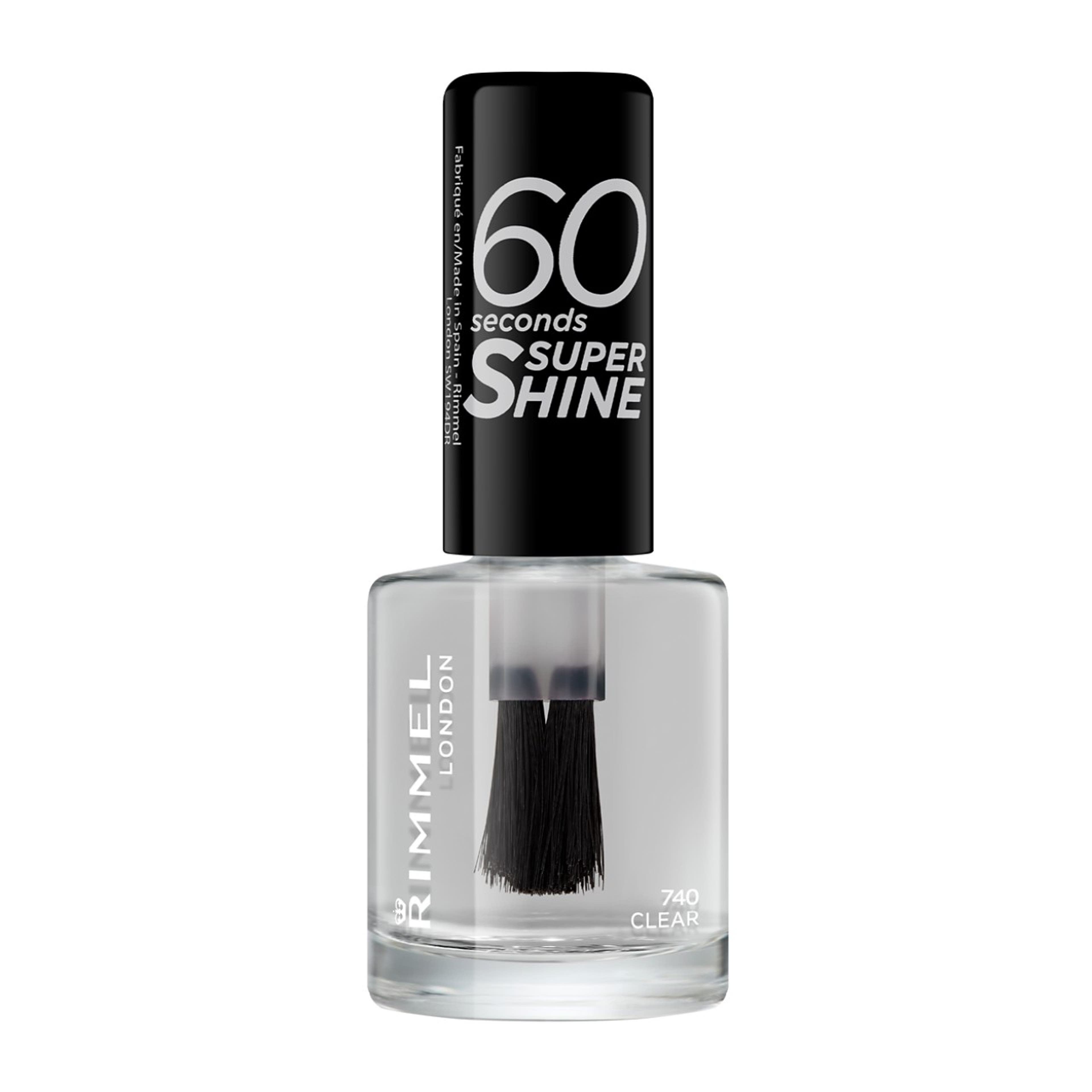 Rimmel 60 seconds Super Shine körömlakk /740 clear - 1 db