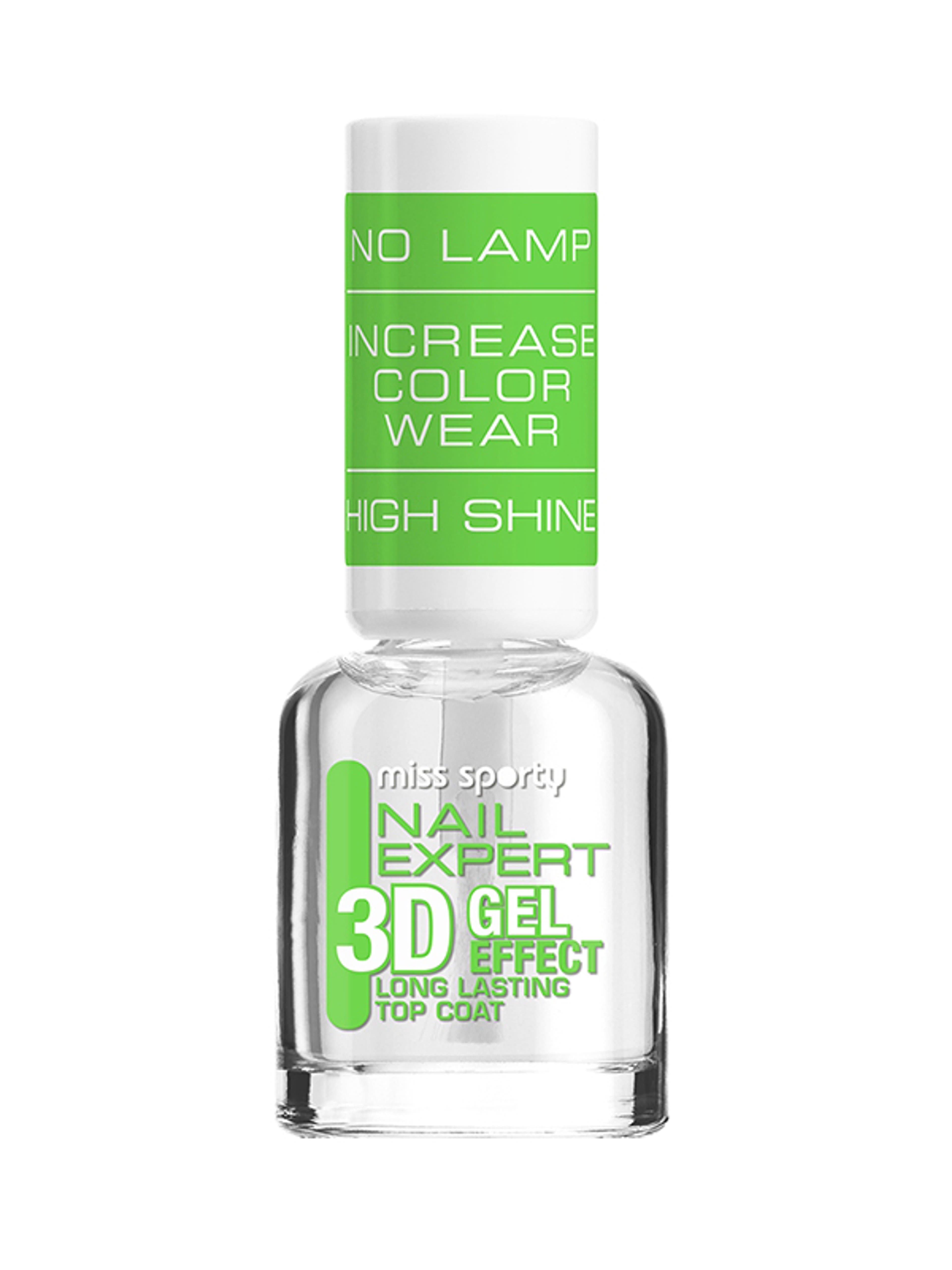 Miss Sporty Nail Expert 3D Gel Effect fedolakk - 8 ml