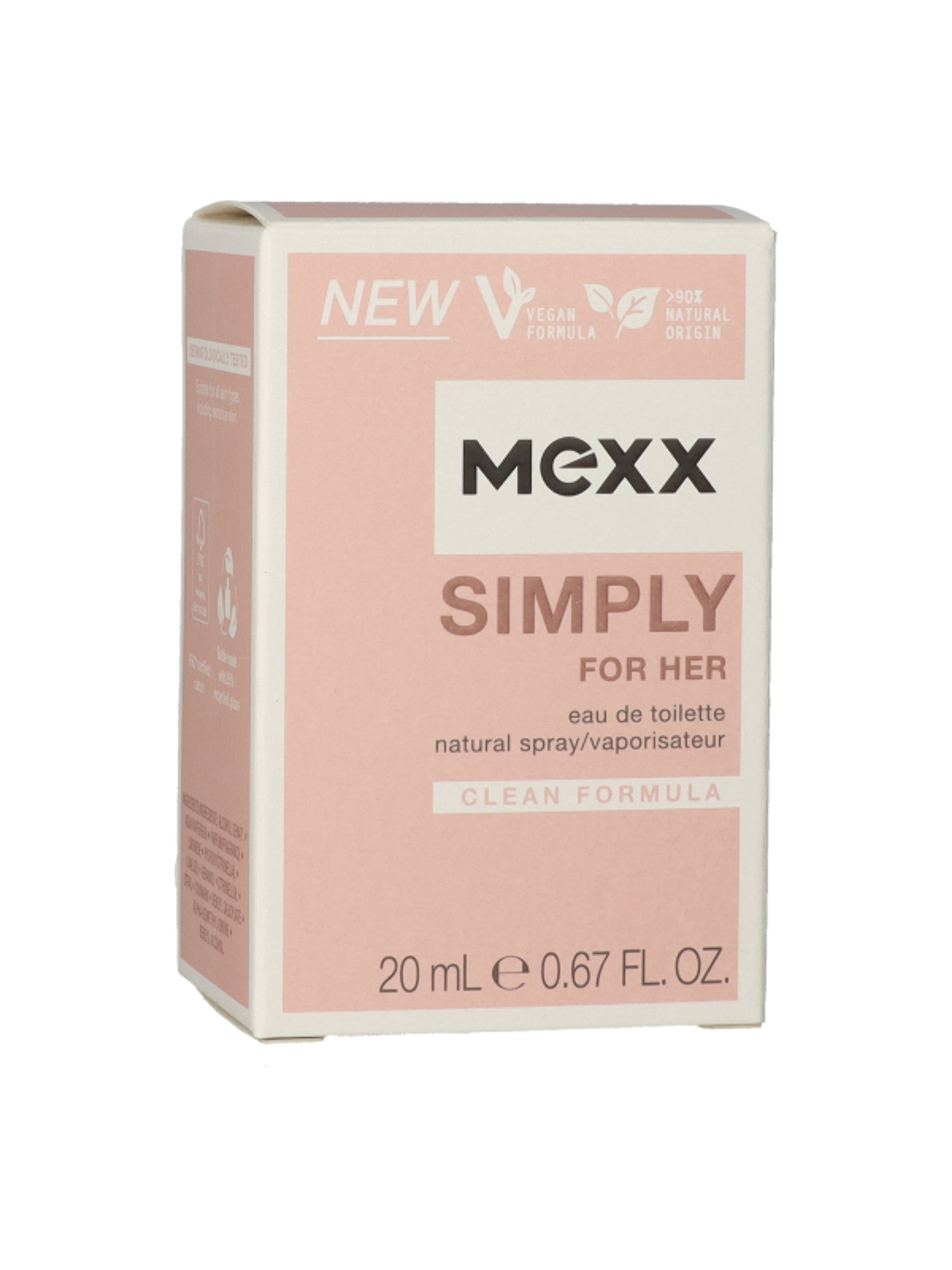 Mexx Simly For Her női Eau de Toilette - 20 ml-2